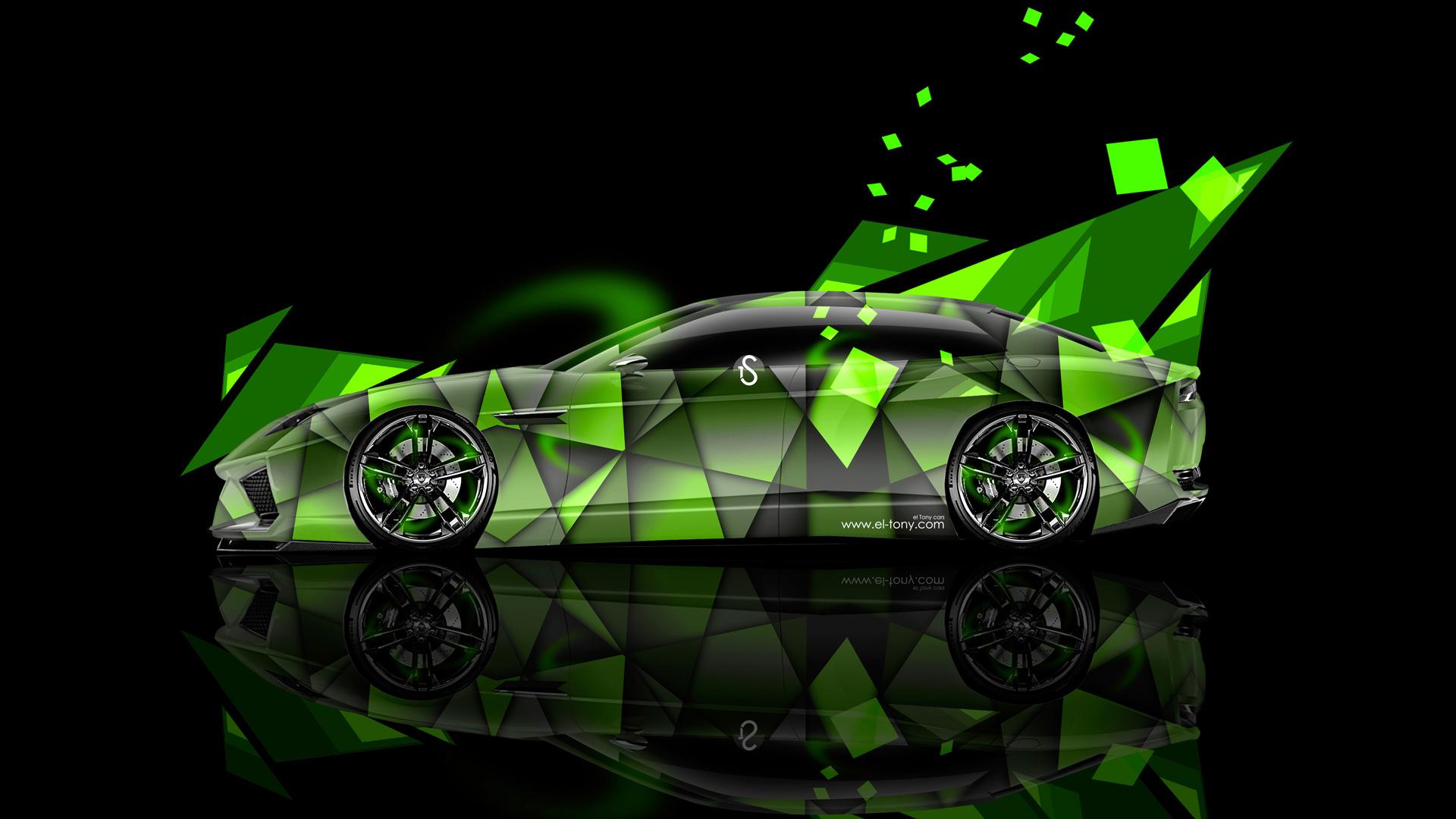 1920x1080 Lamborghini Estoque Side Abstract Car 2014 el Tony