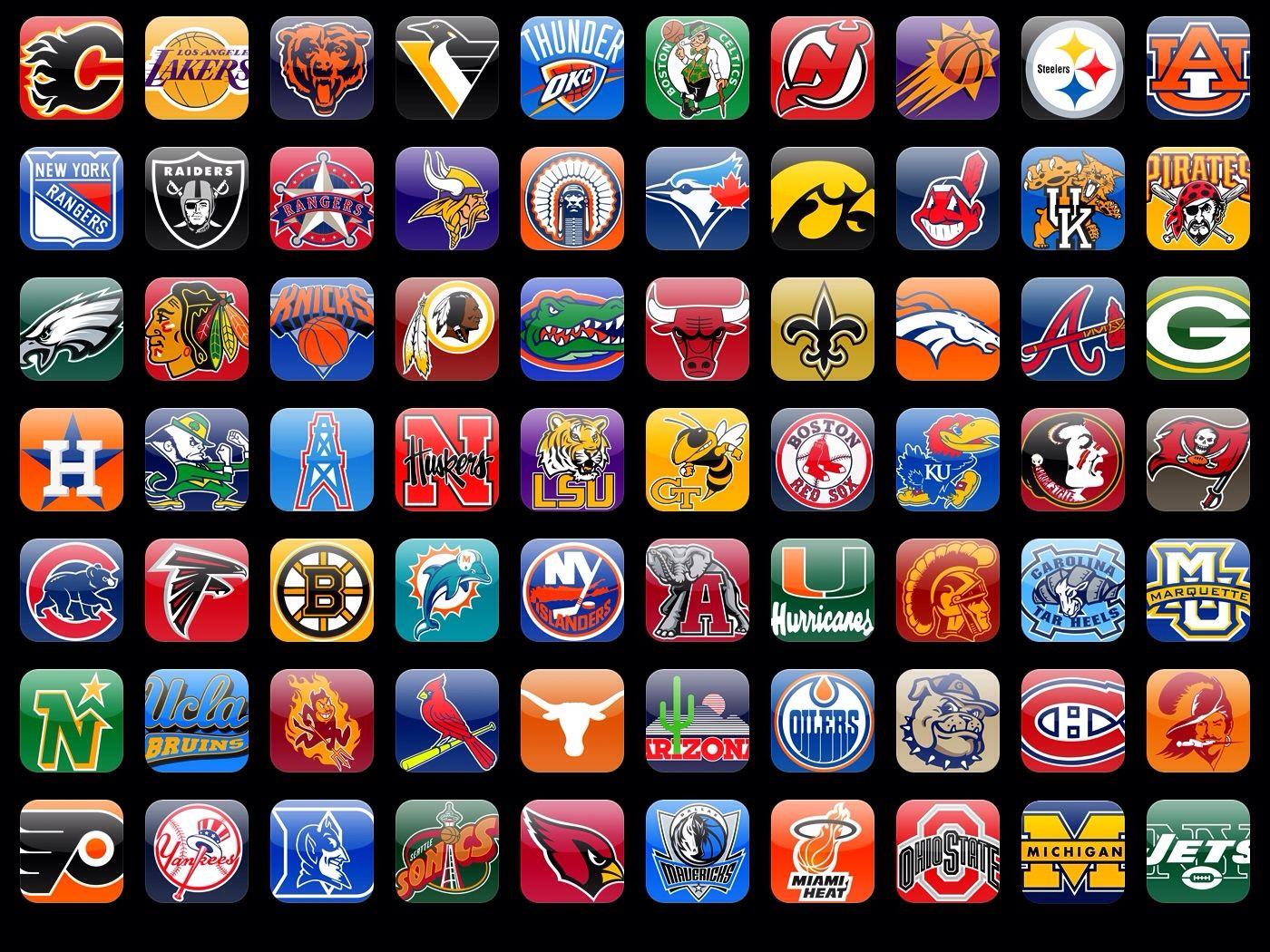 1400x1050 Sport Team Logos Wallpaper