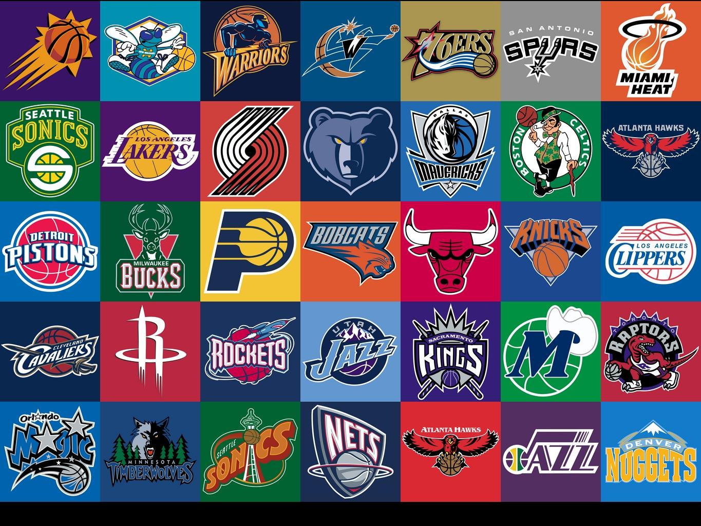 1365x1024 Nba Teams Wallpaper Teams Logos And Names HD Wallpaper