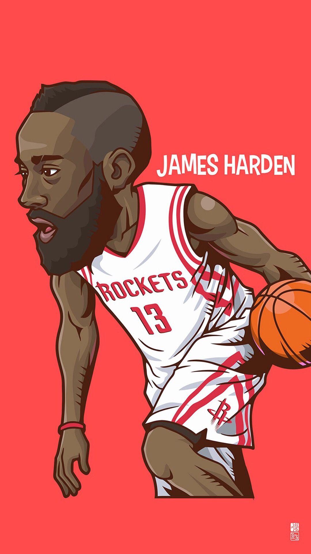 Cartoon James Harden Wallpapers - Top Free Cartoon James Harden ...