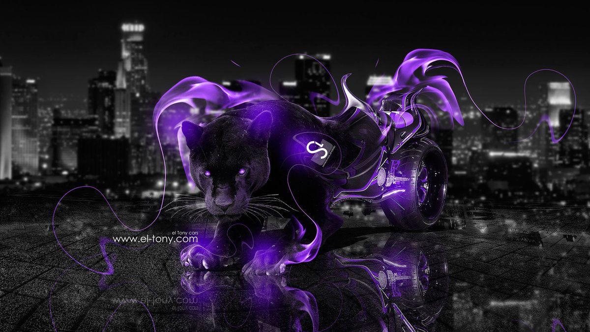 1200x675 Purple Fire Wallpaper