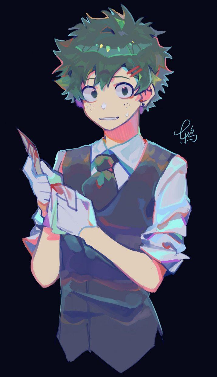 715x1240 Villain Deku Wallpaper