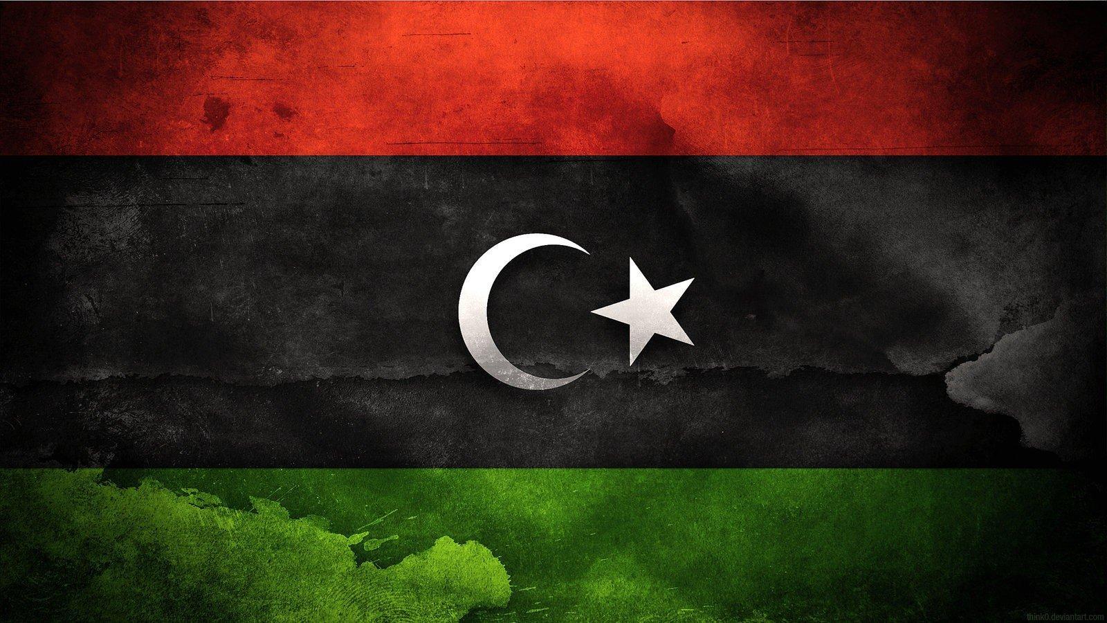 1600x900 Libya Flag Wallpaper
