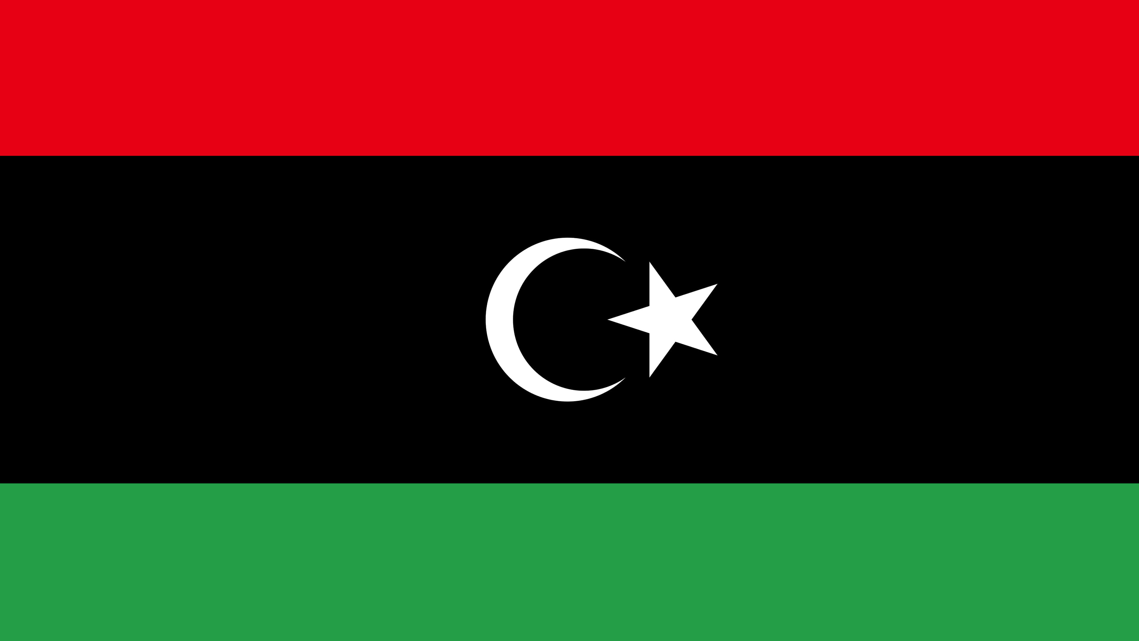 3840x2160 Libya Flag UHD 4K Wallpaper
