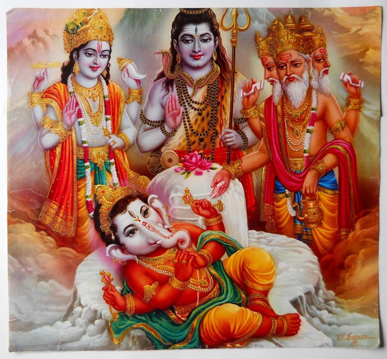Brahma Vishnu Shiva Wallpapers Top Free Brahma Vishnu Shiva Backgrounds Wallpaperaccess