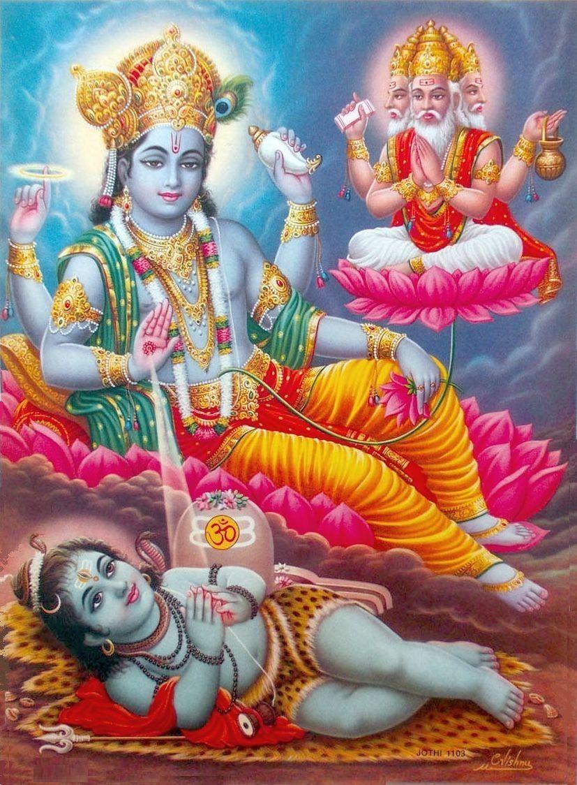 Lord Vishnu and Shiva  Exotic India Art