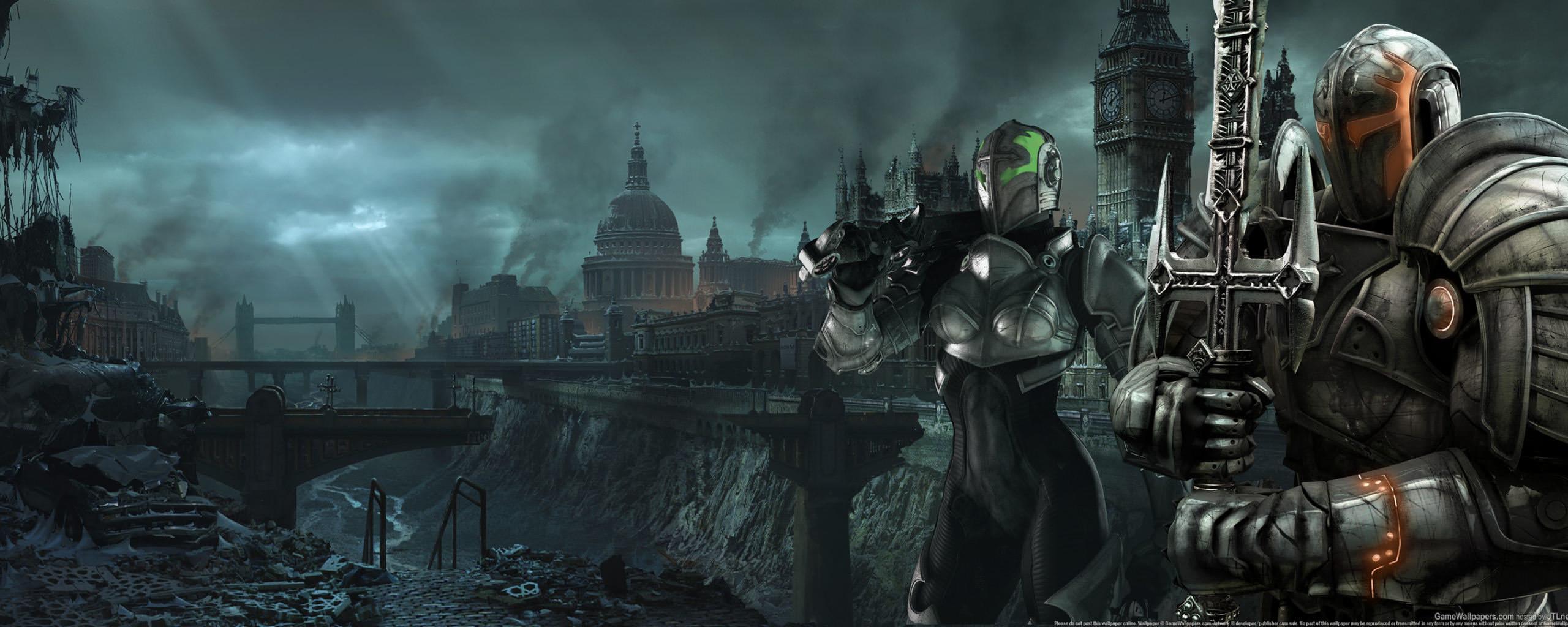 2560x1024 Free download Warrior background dual screen 2560x1024