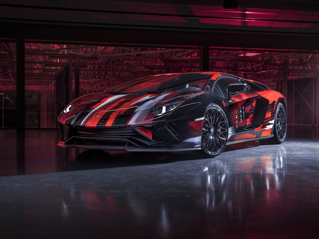 1024x768 Desktop Wallpaper 2021 Lamborghini Aventador S, Sportcar, Black Red, HD Image, Picture, Background, 36c58b