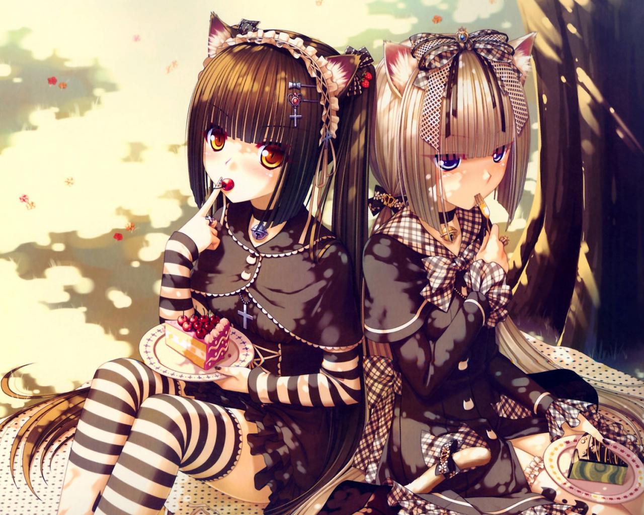 1280x1024 Anime Cute Wallpaper