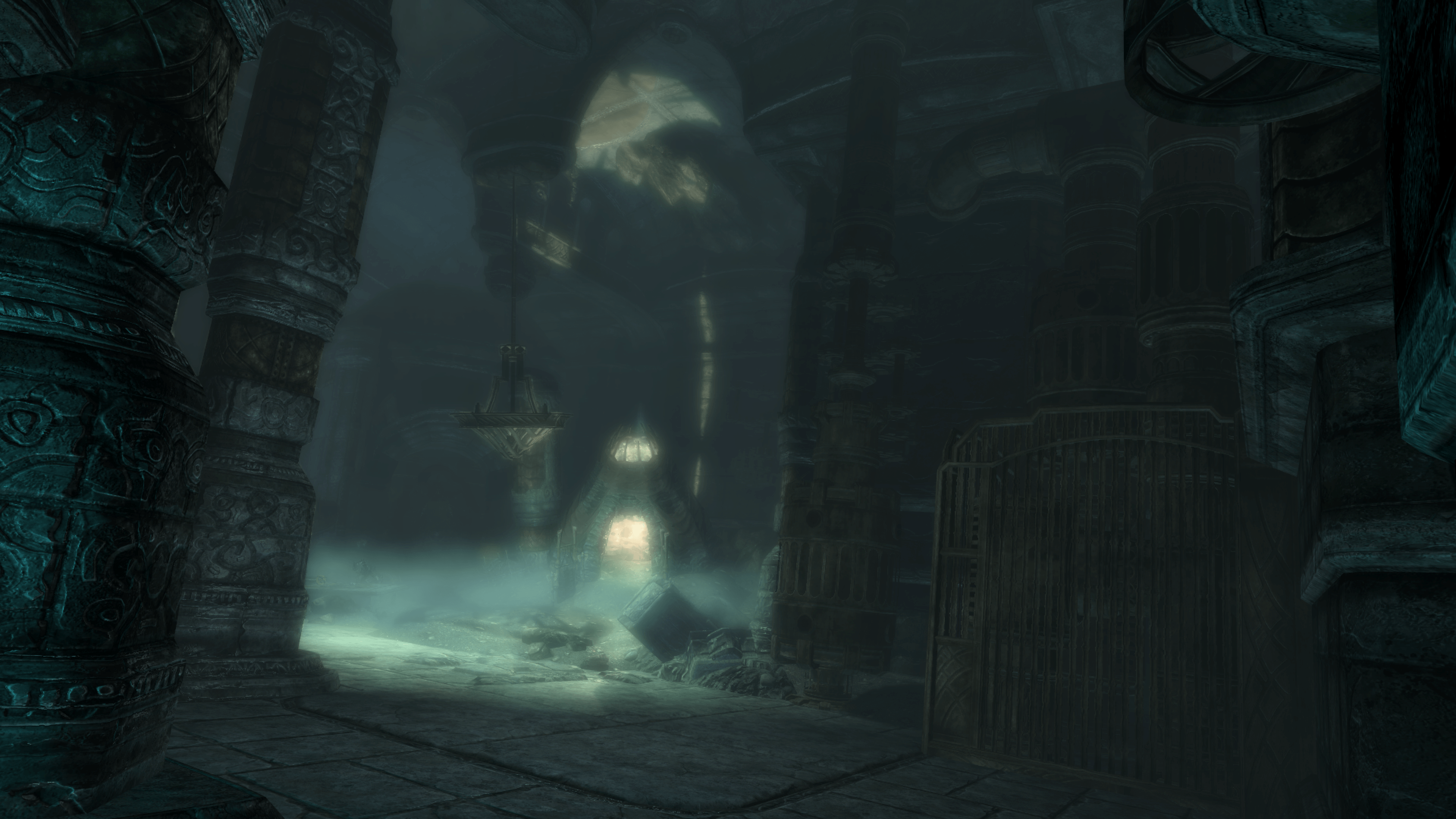 3840x2160 Download 3840x2160 The Elder Scrolls V: Skyrim, Underground, In Game