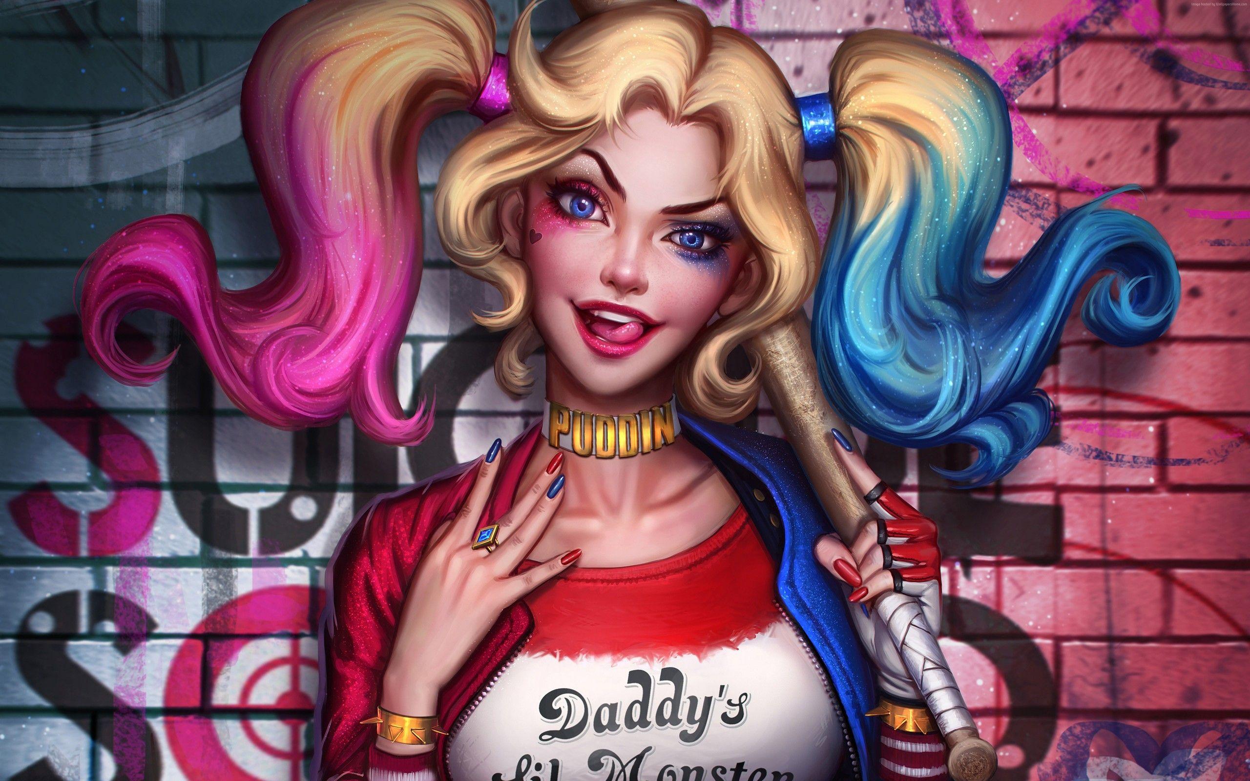 2560x1600 Harley Quinn 5K Wallpaper
