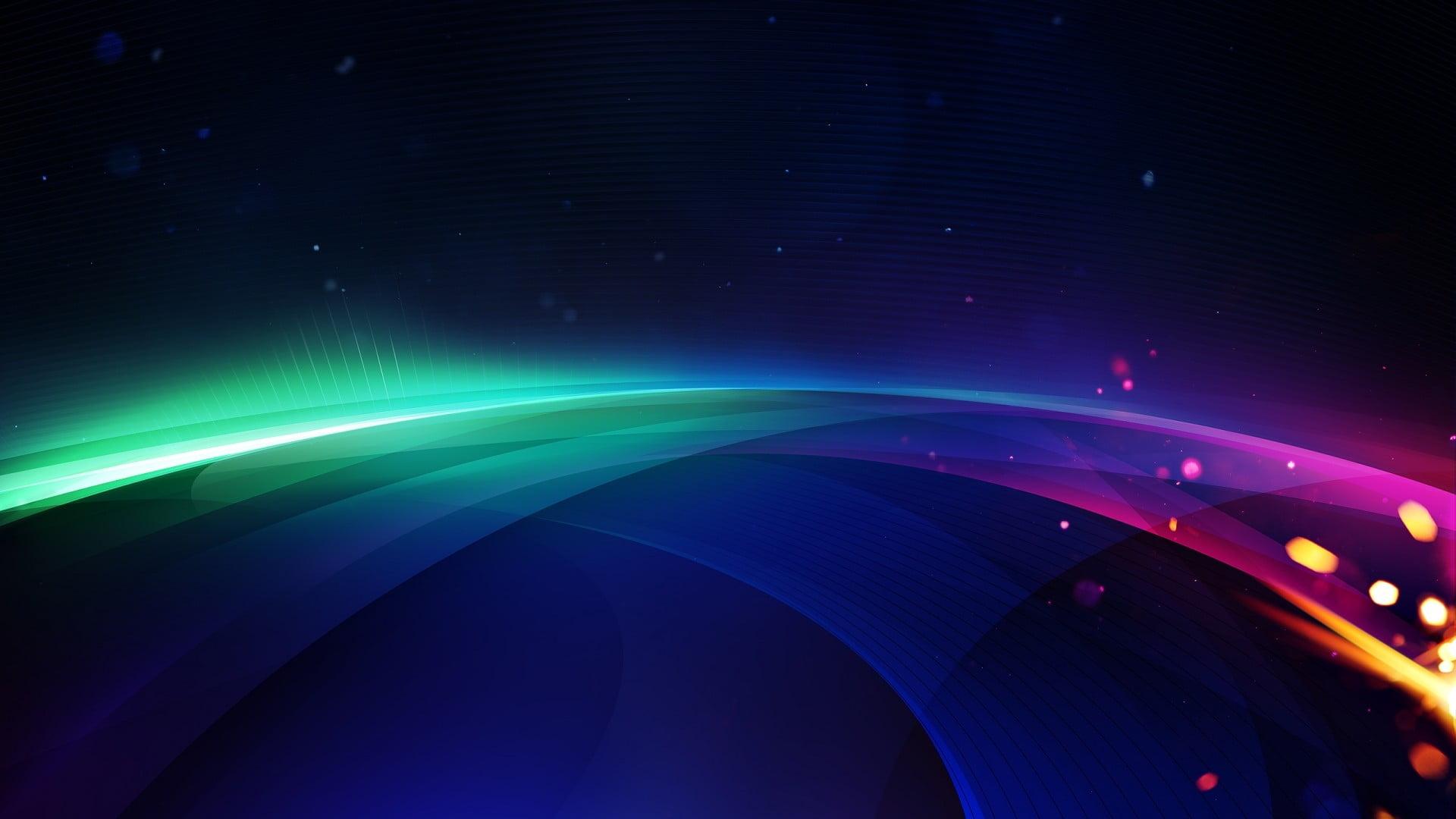 1920x1080 Teal and pink gradient color digital wallpaper, abstract, shapes wallpaper • Wallpaper For You HD Wallpaper For Desktop & Mobile