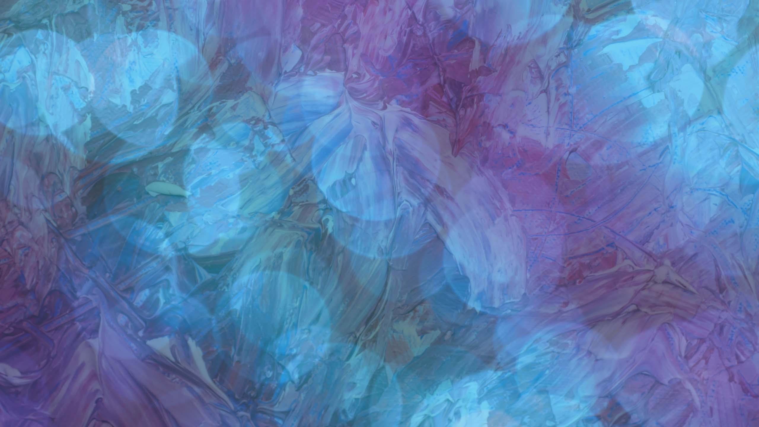 2560x1440 Blue Purple Colors Sphere HD Abstract Wallpaper