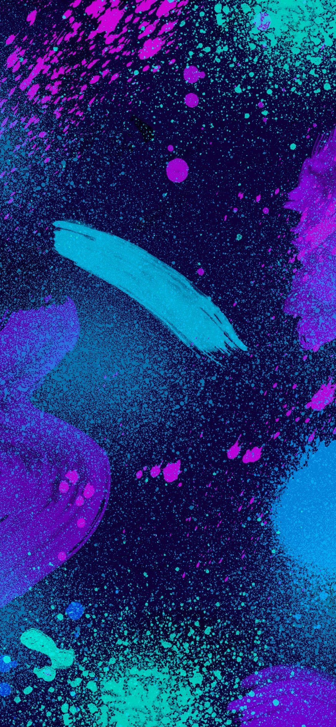 1125x2436 Sfondi. HD phone wallpaper, Neon painting, Digital wallpaper