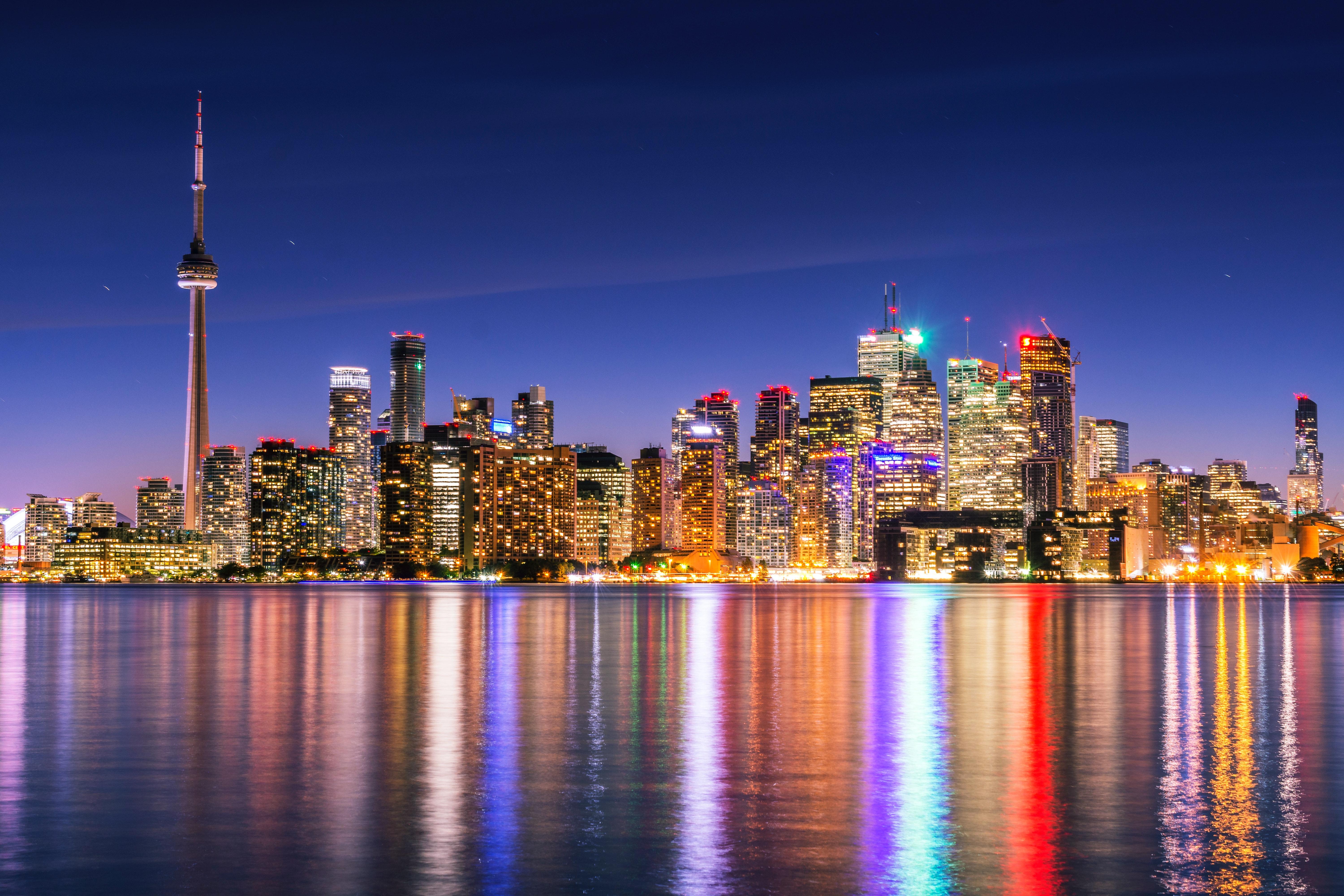 6000x4000 Skyline Photography of Buildings during Nighttime · Free