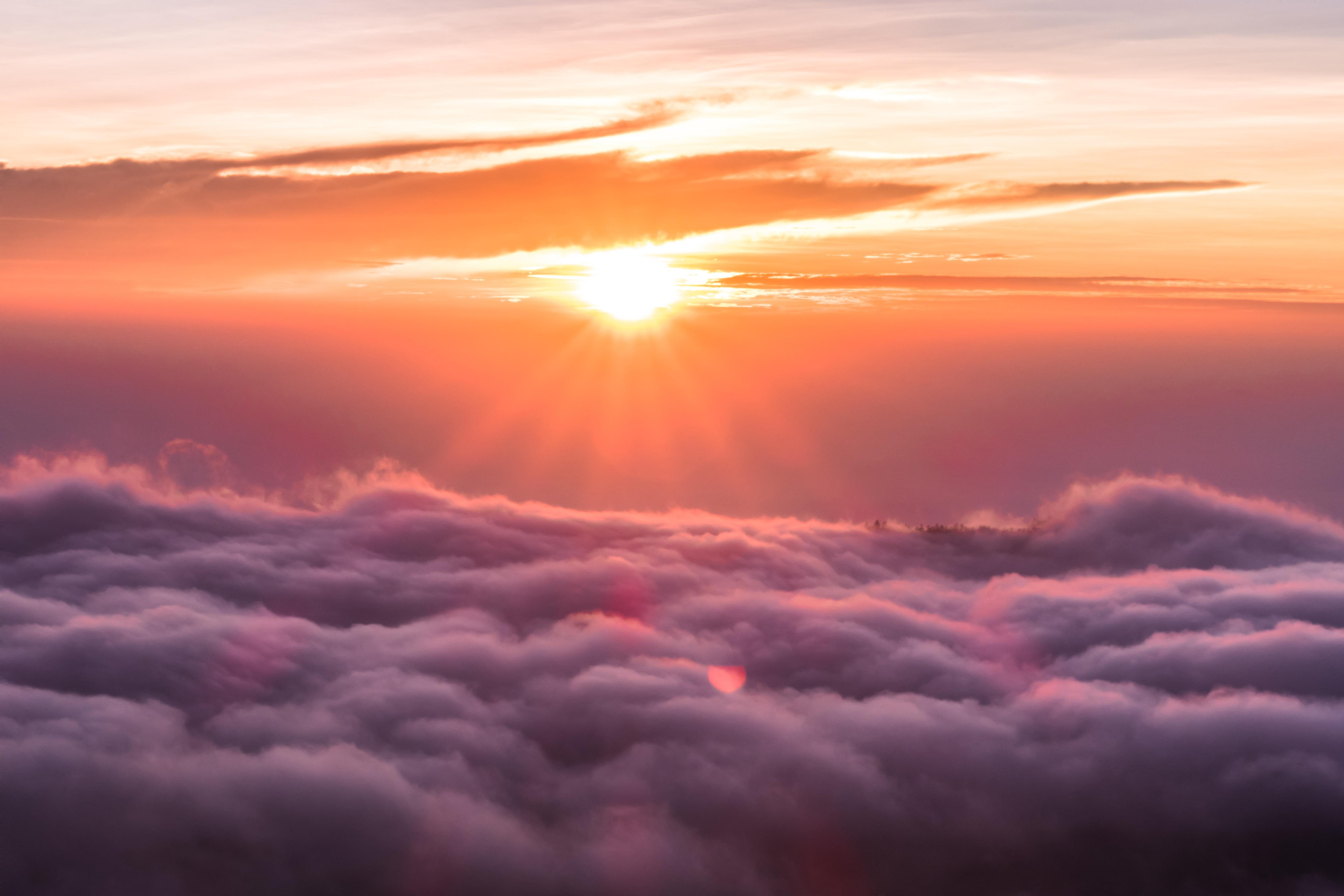 5472x3648 Sunrise Spectrum Clouds 5k, HD Nature, 4k Wallpaper, Image, Background, Photo and Picture