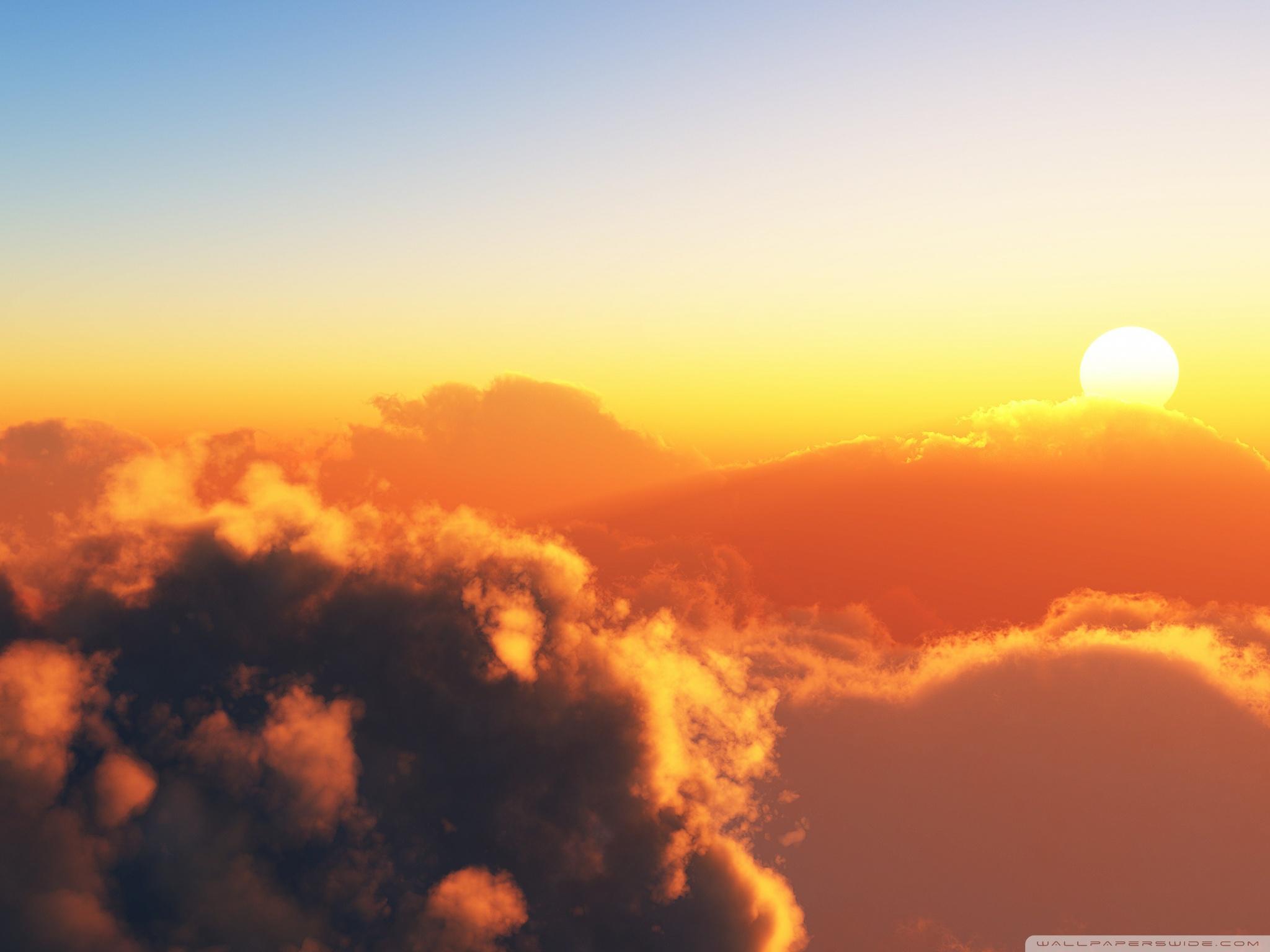 2048x1536 Sky Beautiful Sunrise Sunset