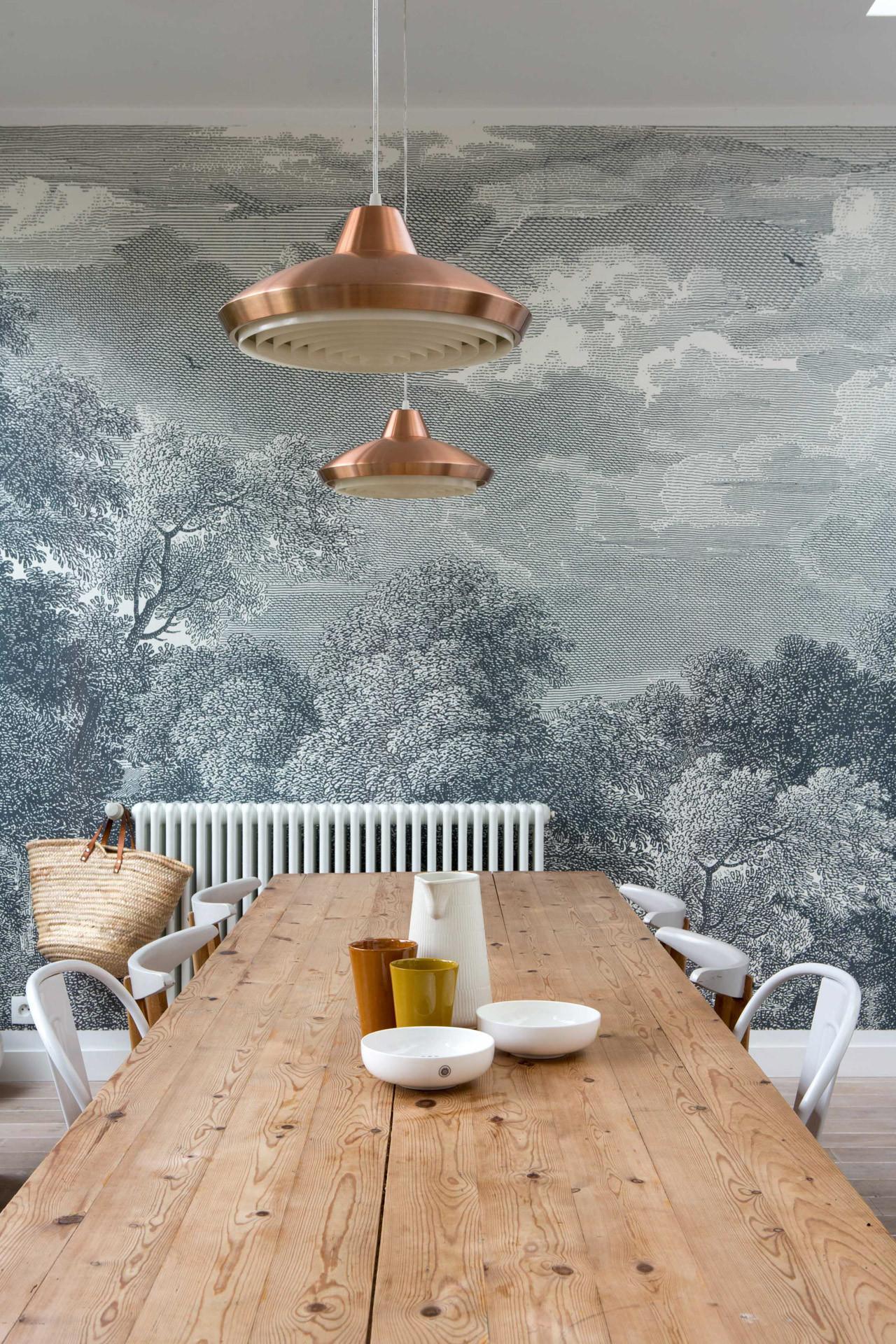 1280x1920 Beautiful Wallpaper Dining Room Picture & Ideas, 2021