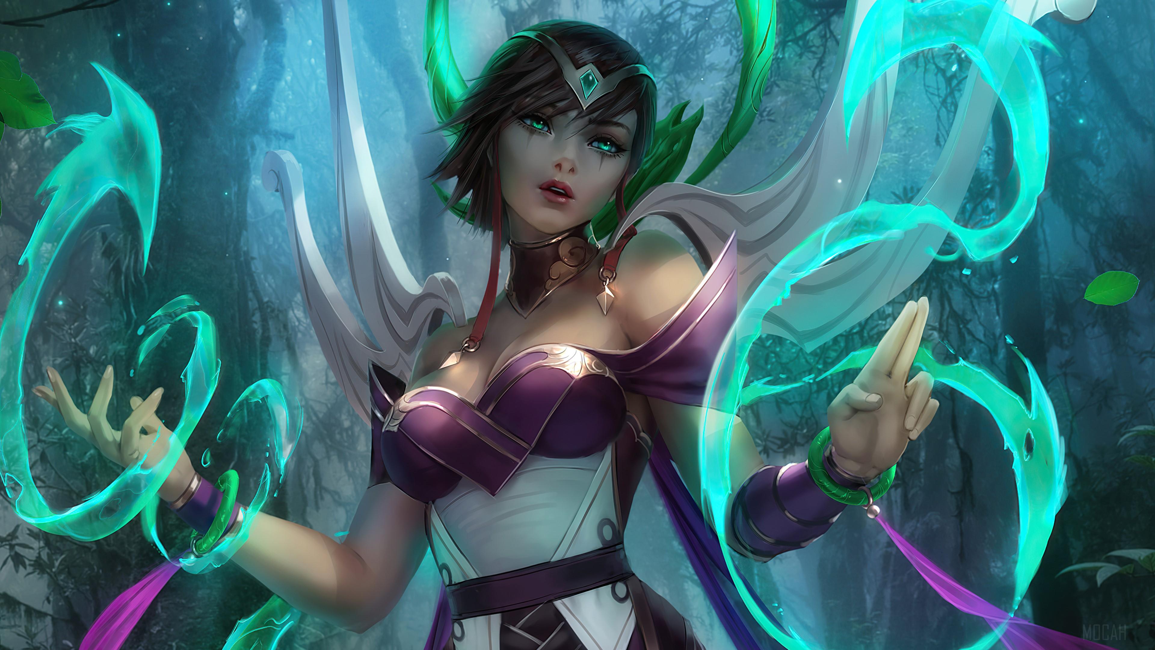 3840x2160 Karma, League of Legends, LoL, Video Game 4k wallpaper. Mocah HD Wallpaper