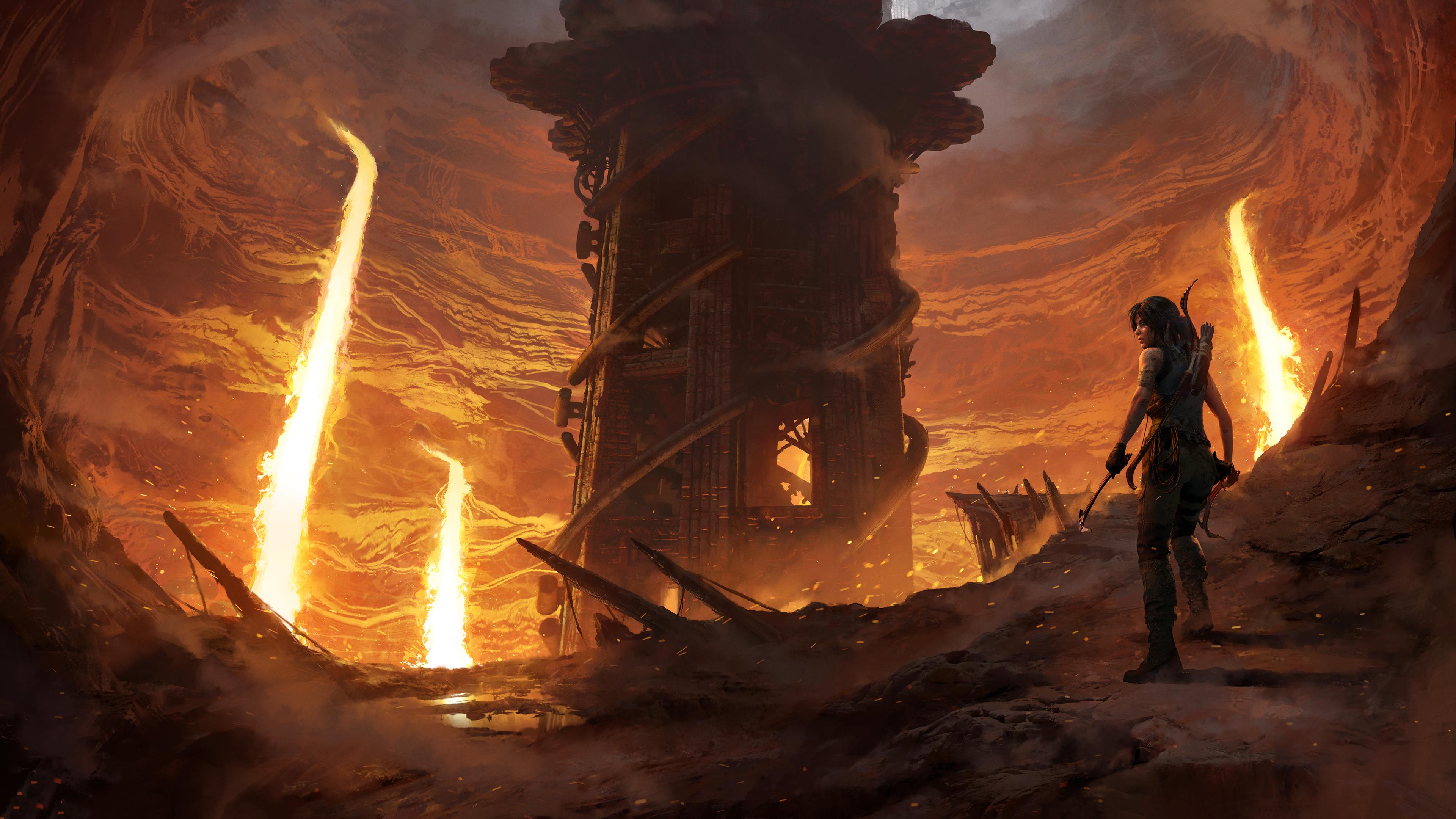 3840x2160 Wallpaper 4k 2018 Shadow Of The Tomb Raider Official Artwork 5k Wallpaper