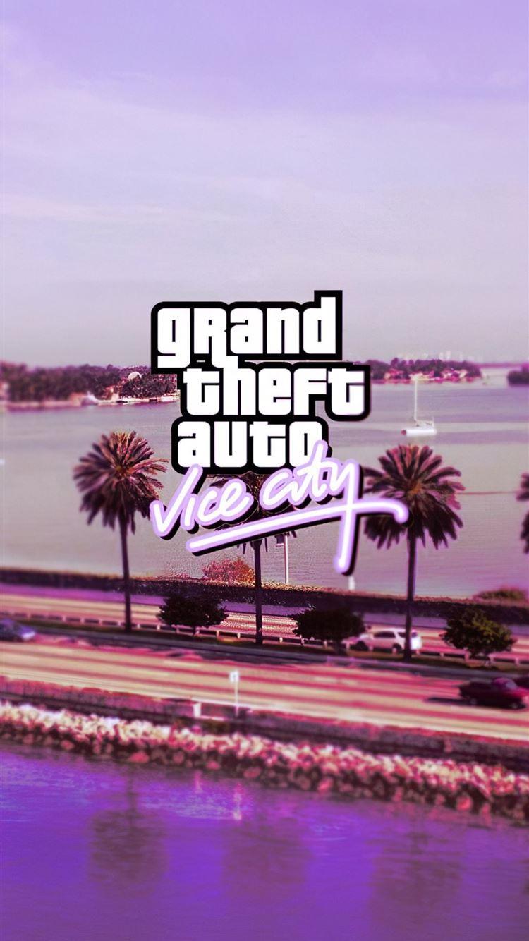 750x1334 grand theft auto vice city iPhone Wallpaper Free Download