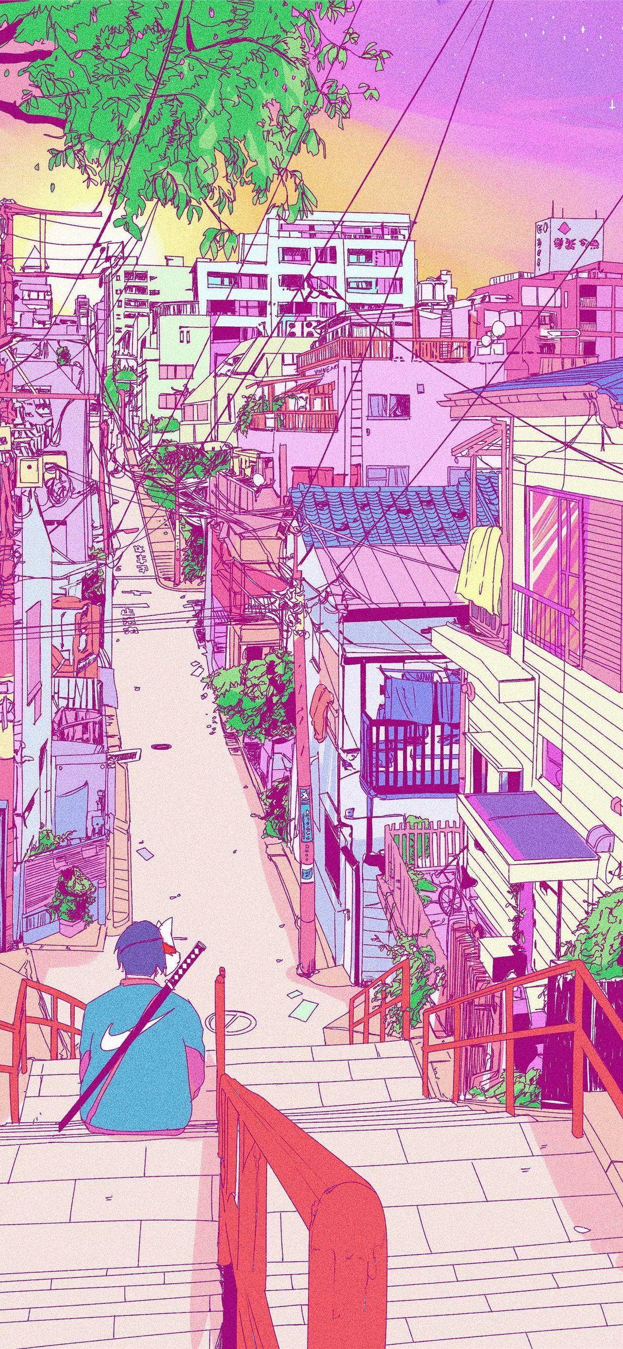 1284x2778 grand theft auto vice city iPhone Wallpaper Free Download