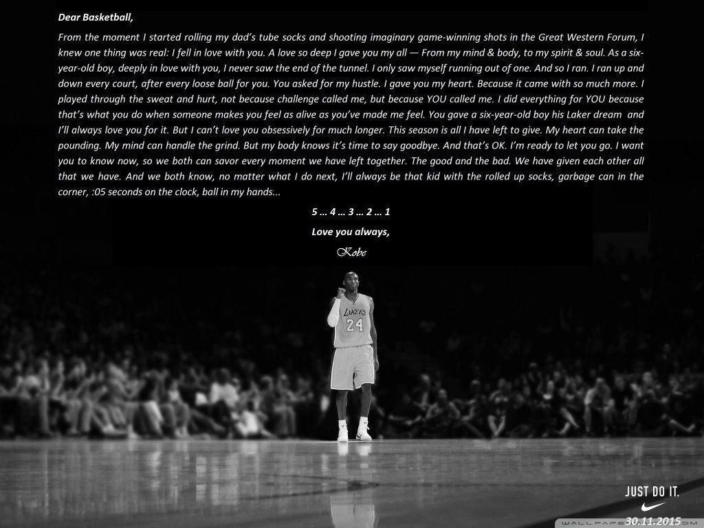 1024x768 Kobe Bryant Just Do It Wallpaper
