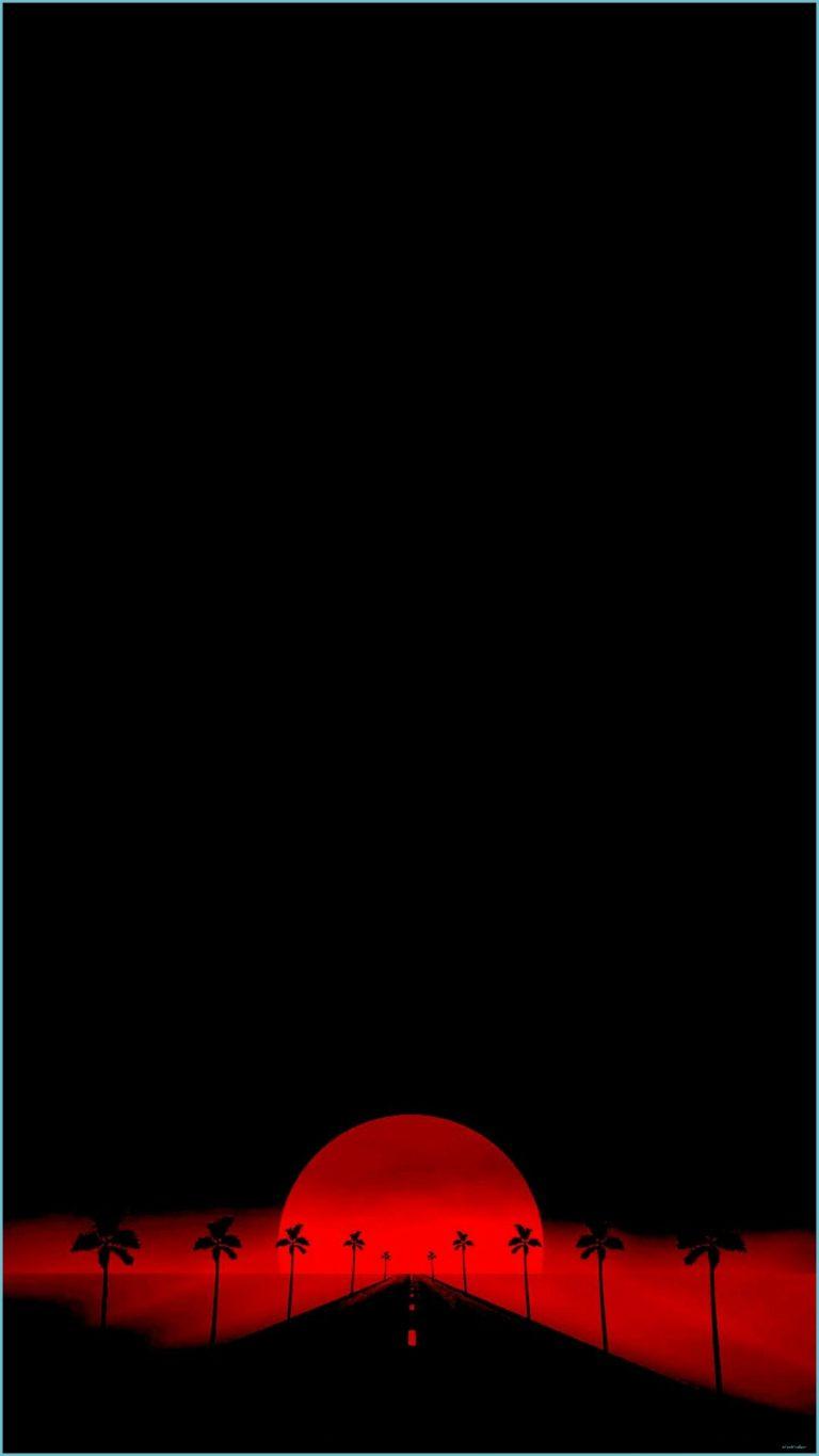 768x1365 Minimal Amoled Red Wallpaper Amoled Wallpaper