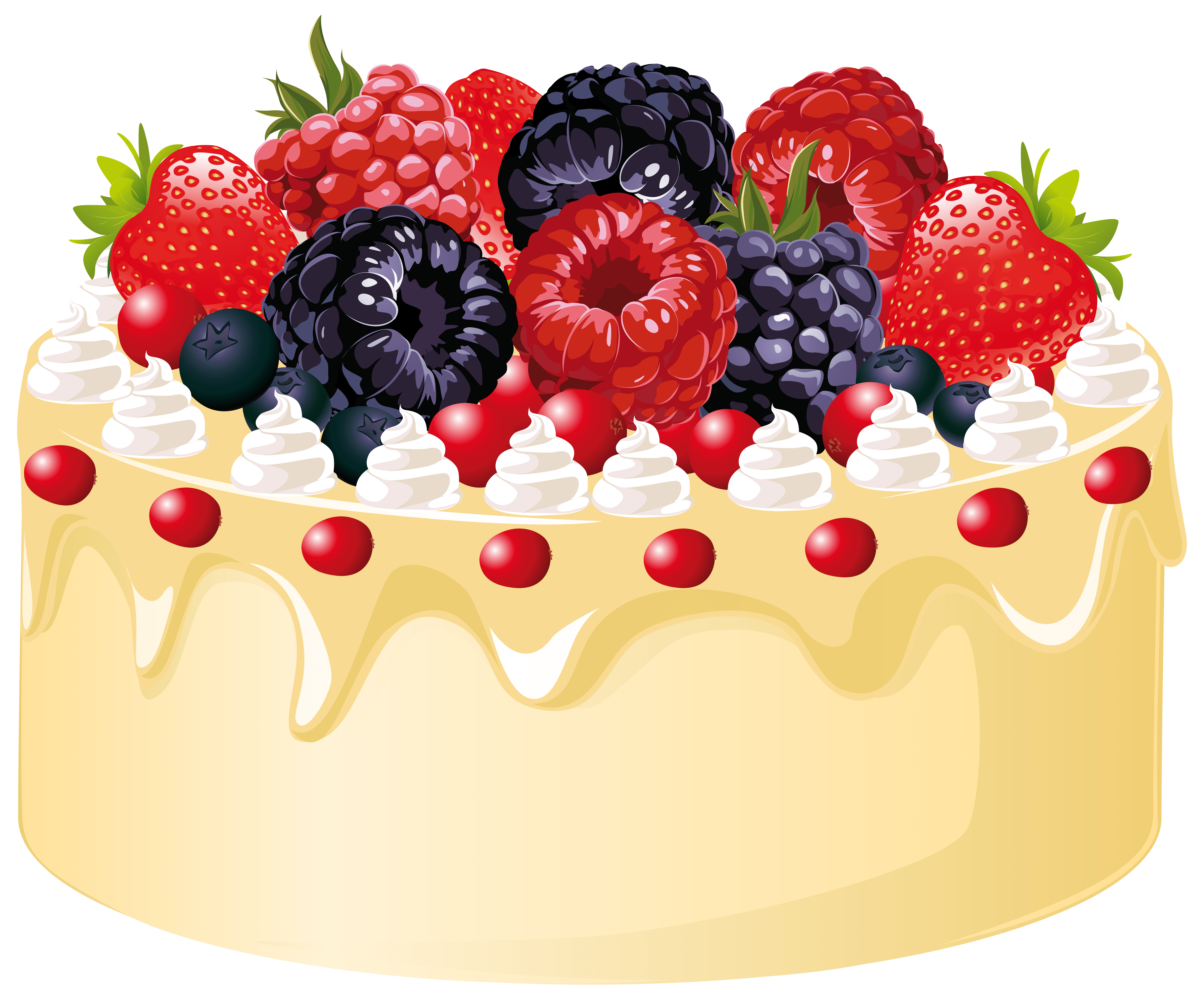 6057x5022 Fruit Cake with Candle PNG Clipart Image​-Quality Image and Transparent PNG Free Clipart