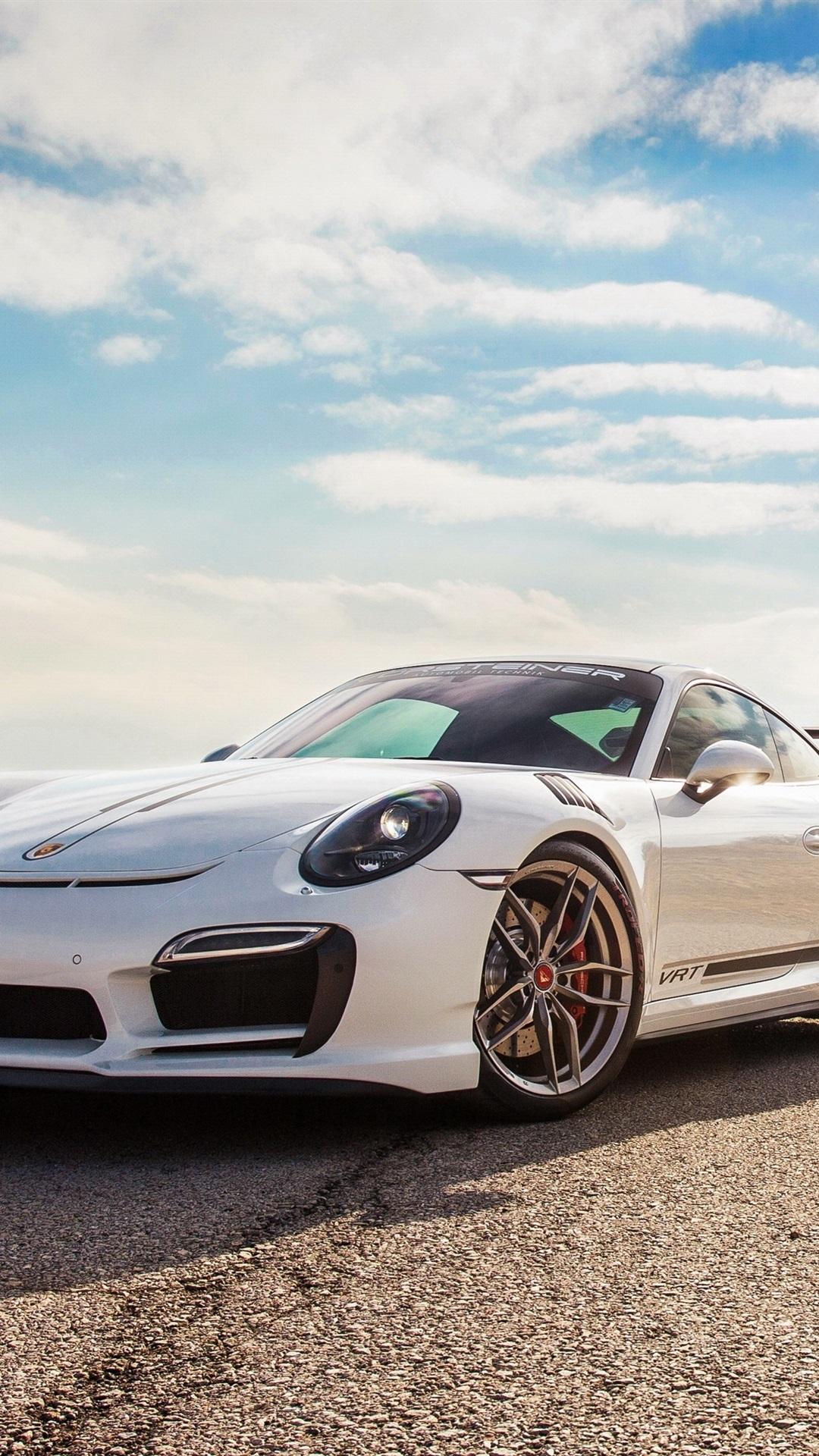 1080x1920 IPhone Wallpaper Porsche 911 Turbo V Rt White Supercar Wallpaper IPhone