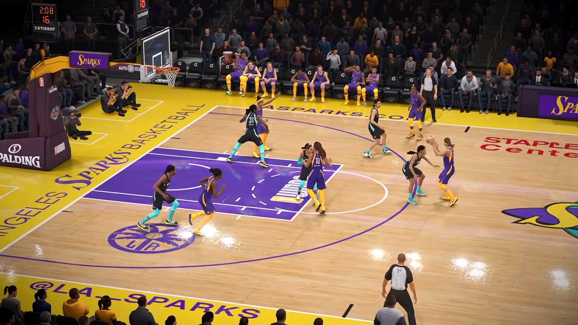 1920x1080 WNBA New York Liberty vs LA Sparks: NBAlive
