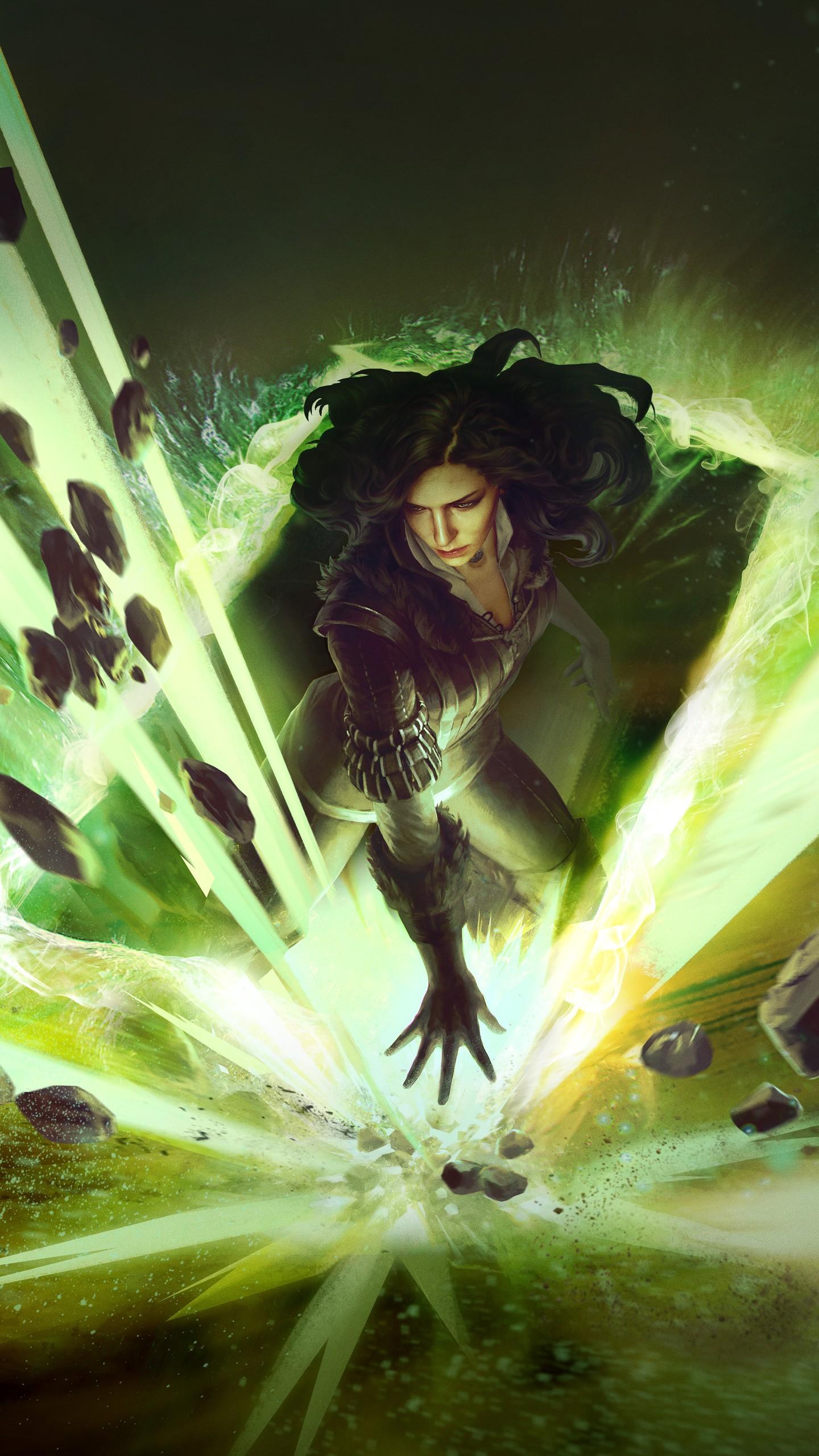 1440x2560 ScreenBeauty. Yennefer Gwent The Witcher
