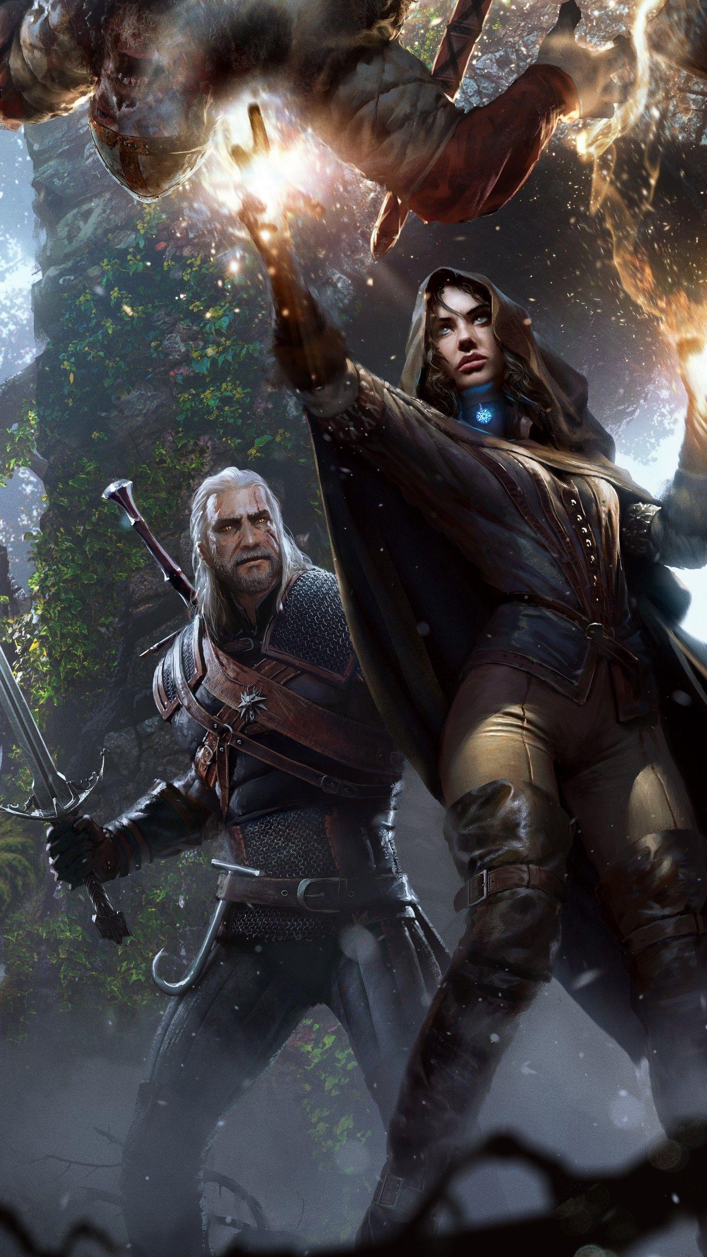 1440x2560 Witcher 3 iPhone Wallpaper
