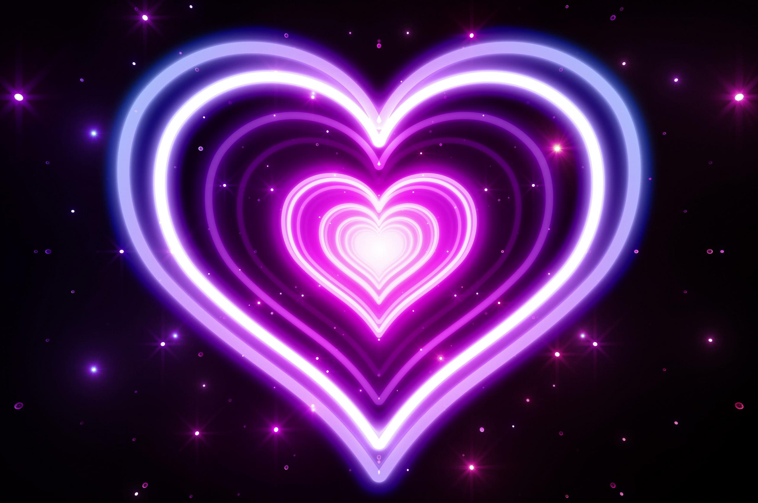 2560x1700 Free download Purple Neon Heart Abstract 4k Ultra HD Wallpaper Background [4096x2304] for your Desktop, Mobile & Tablet. Explore Neon Hearts Wallpaper. Neon Hearts Wallpaper, Neon Background, Neon Wallpaper