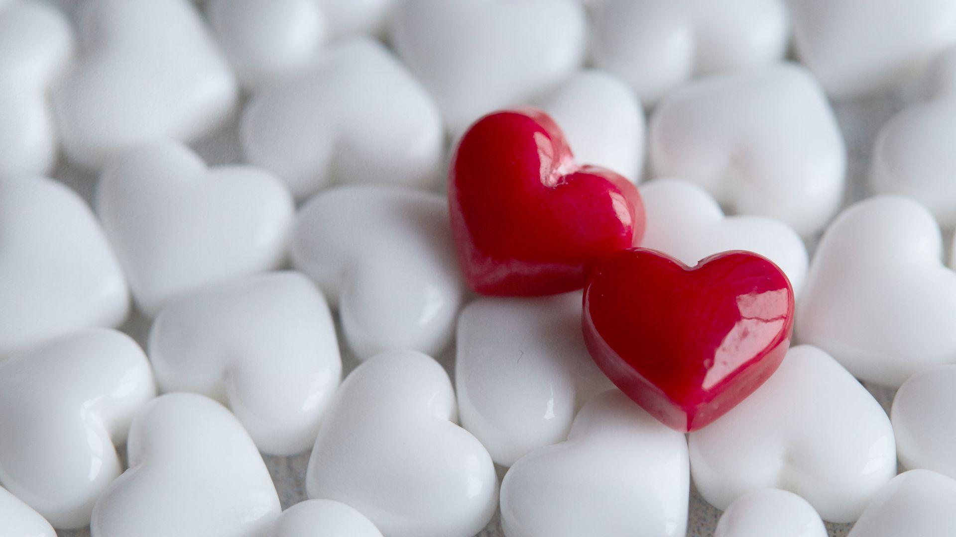 1920x1080 Download wallpaper 1920x1080 hearts, heart, love, shape full hd, hdtv, fhd, 1080p HD background