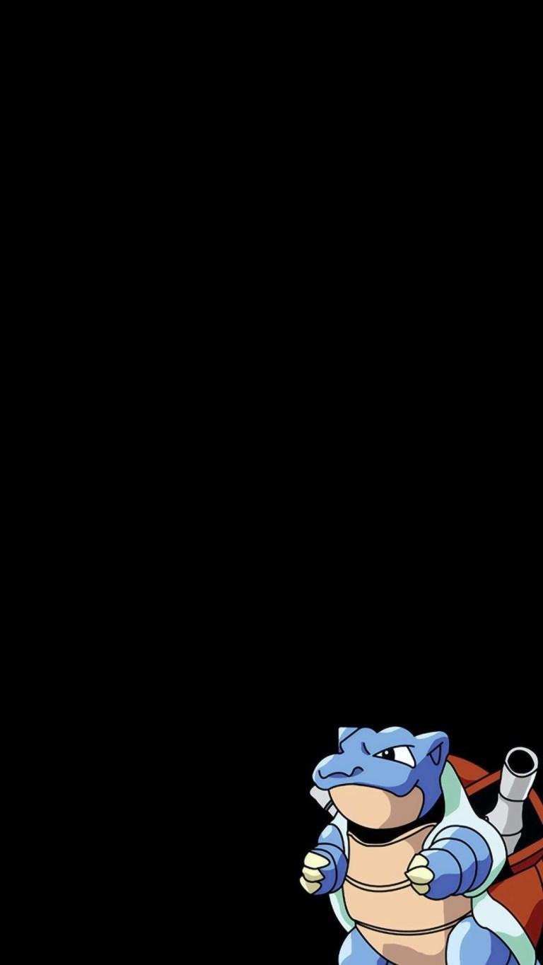 768x1365 Blastoise Pokemon Dark Android Wallpaper for New Mobiles
