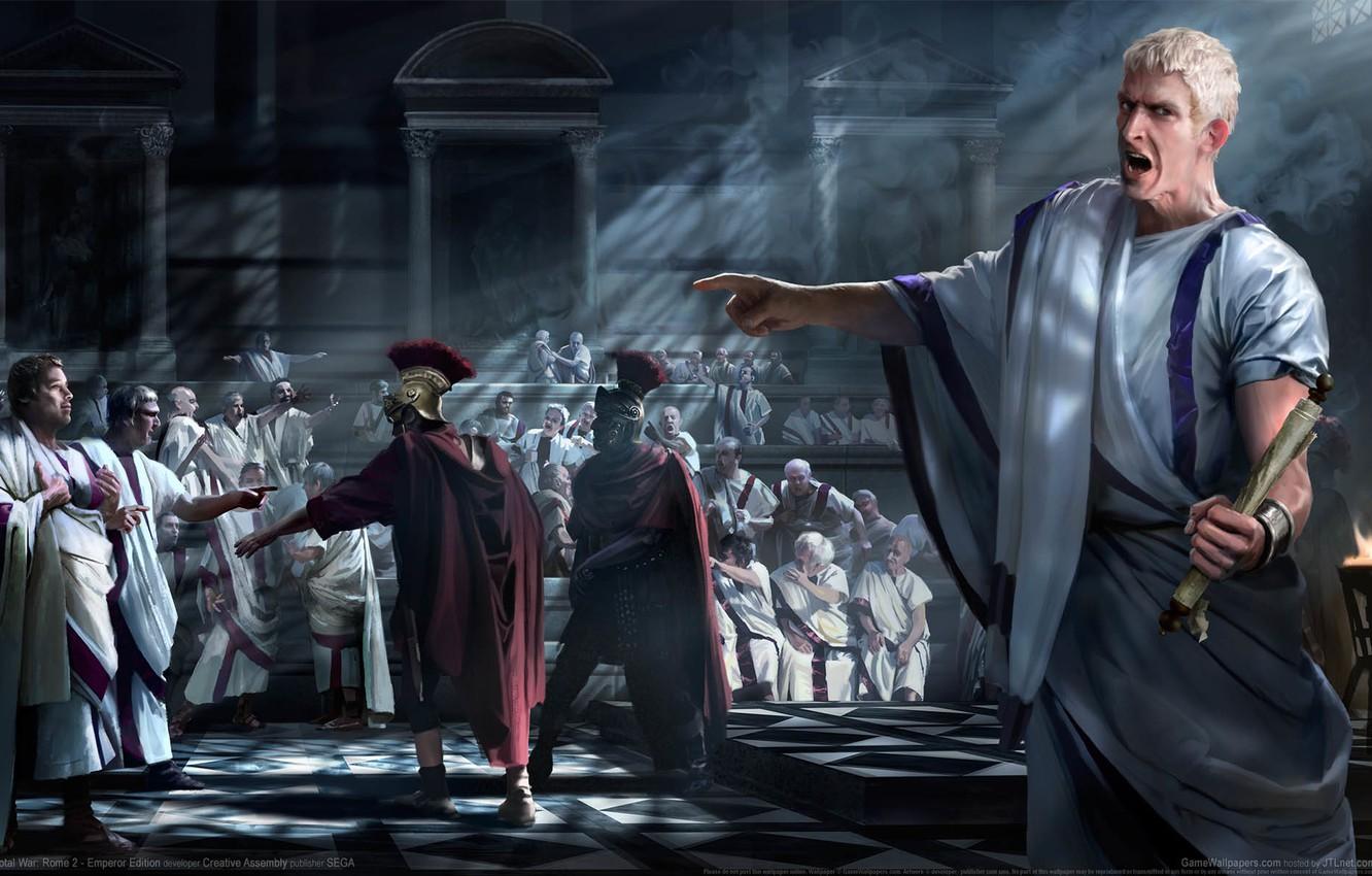 1332x850 Wallpaper Rome, Legionnaires, game wallpaper, Total War: Rome 2 Edition, The Senate, senators, Patricia image for desktop, section игры