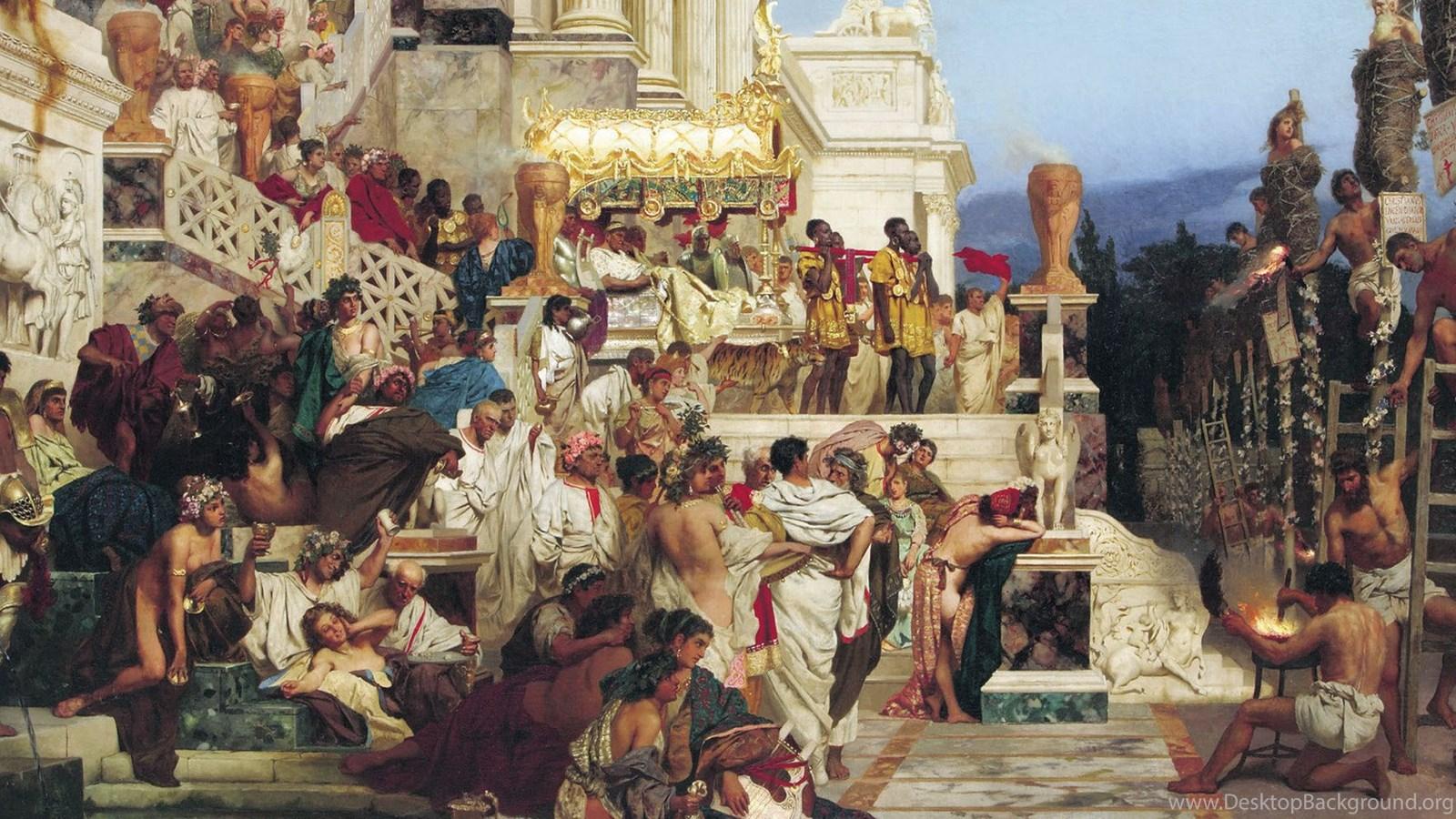 1600x900 Roman Empire Paintings, Art Wallpaper Desktop Background