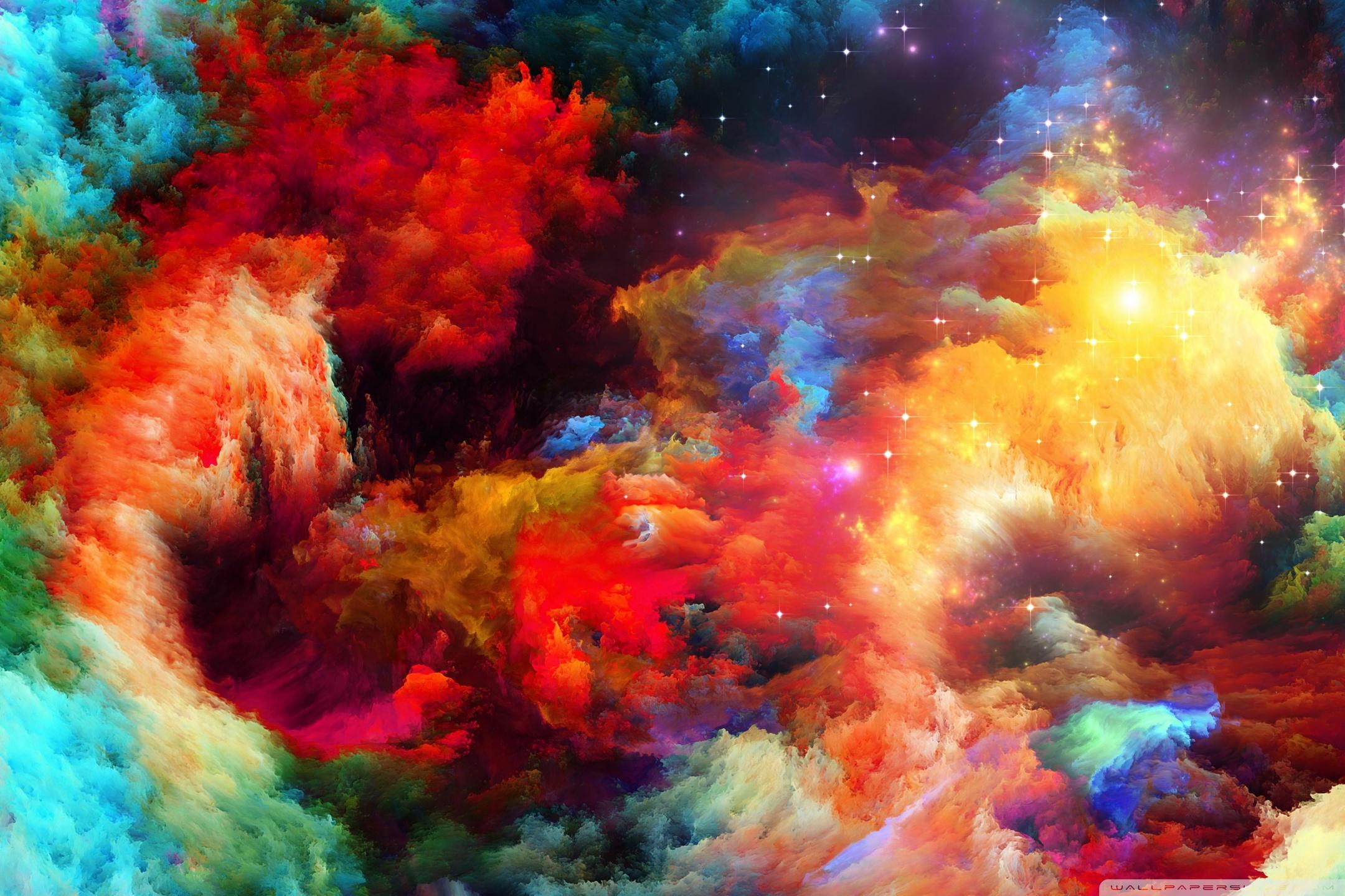 2160x1440 Colorful Space Wallpaper 4k