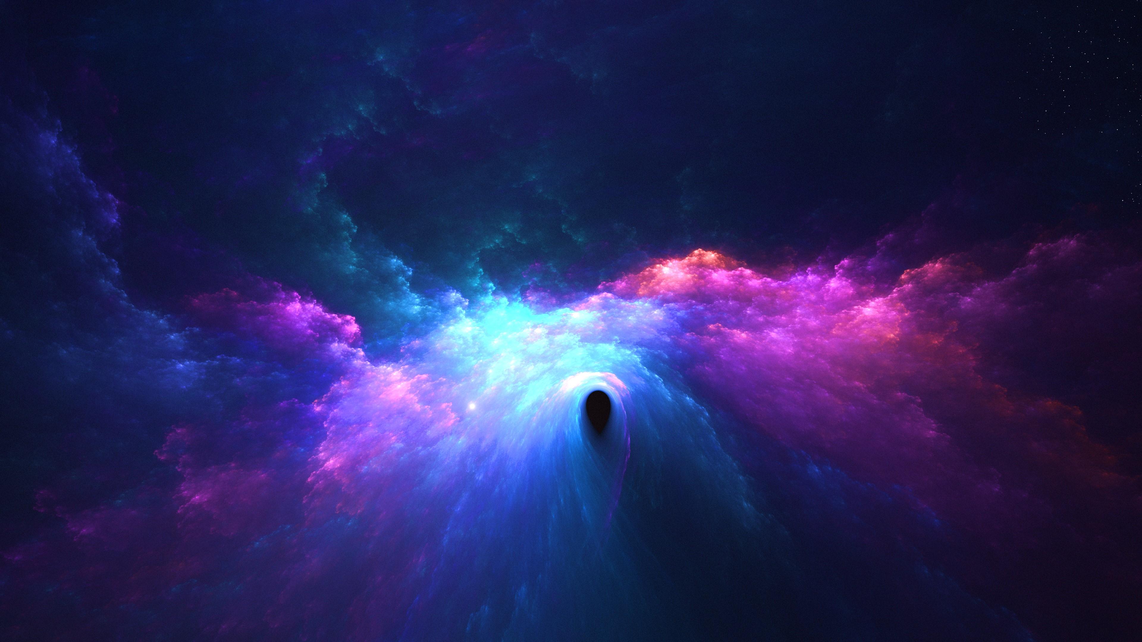 3840x2160 Wallpaper / space, artwork, galaxy, space art, digital art, colorful