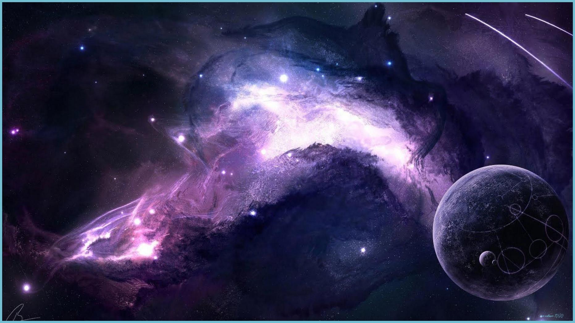 1862x1047 Space Is Awesome Purple Galaxy Wallpaper, Wallpaper Wallpaper 1080