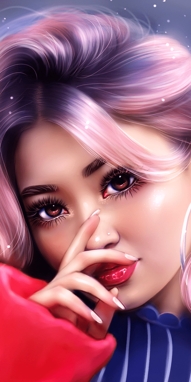 640x1280 Fashionable Girls Wallpaper