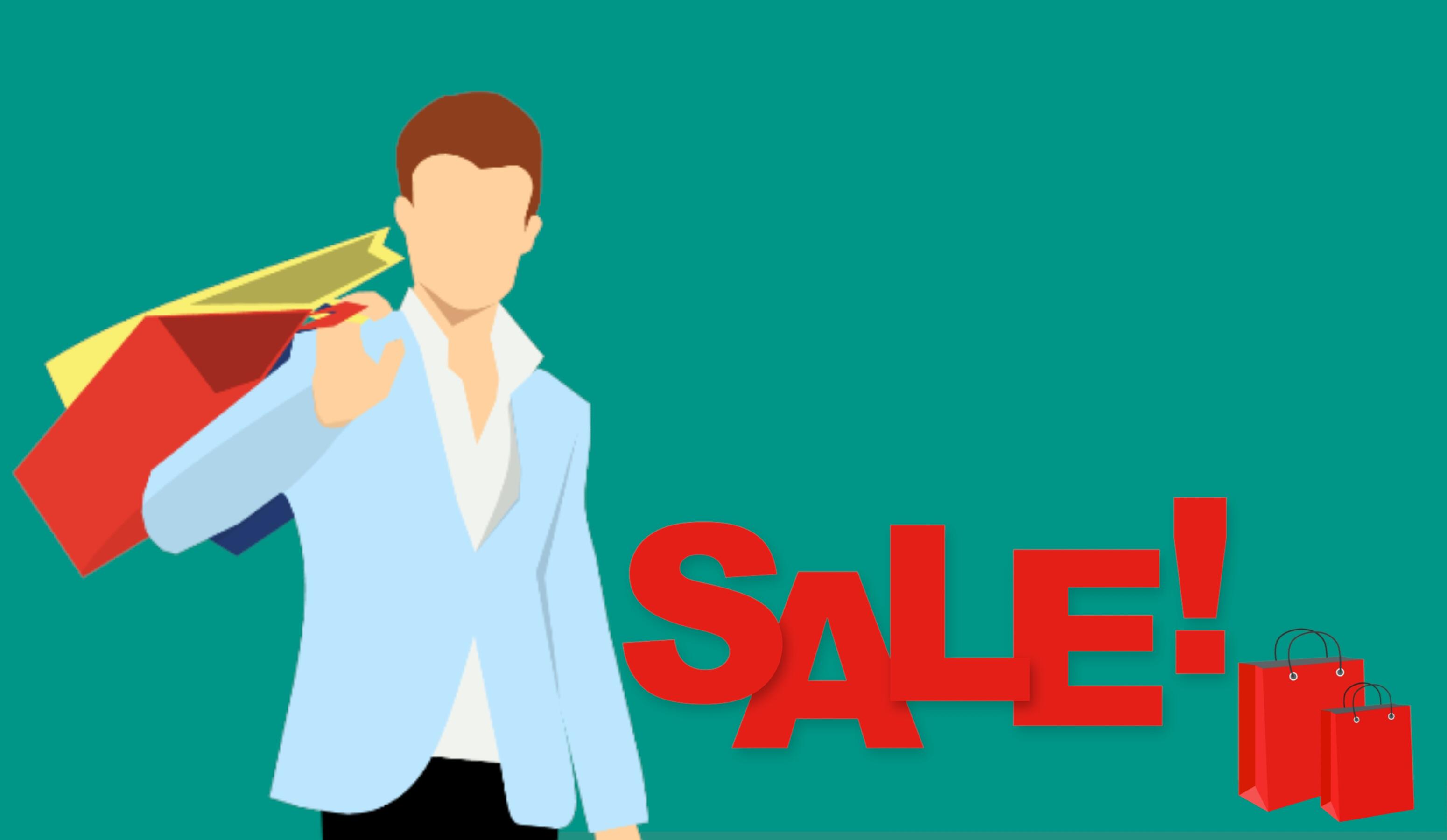 3100x1800 Free Image : customer, discount, closeout, action, sales banner, purchases, convenient shopping, sale, purchase, man, fashion, clothing, text, cartoon, male, human behavior, standing, joint, font, conversation, illustration, product, art, line