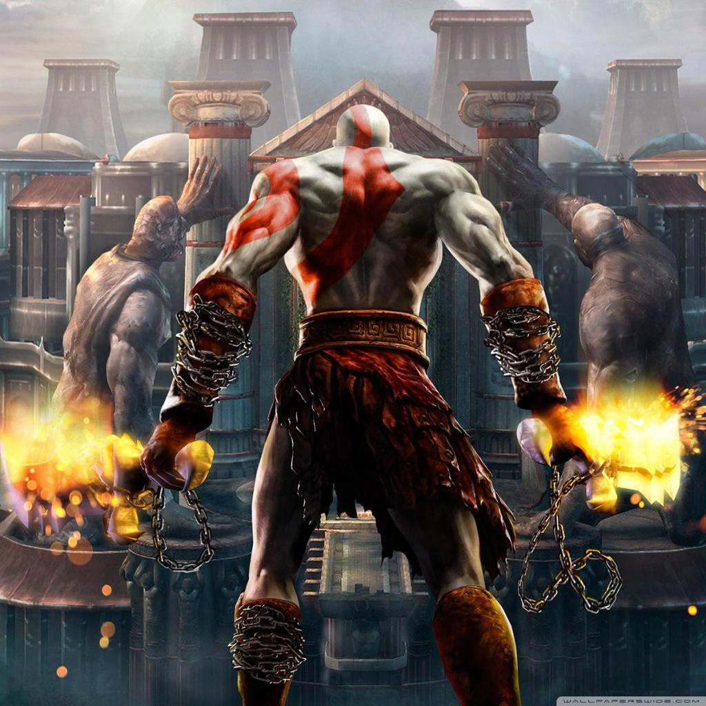 1024x1024 Top god of war 2 kratos wallpaper Download Book Source for free download HD, 4K & high quality wallpaper