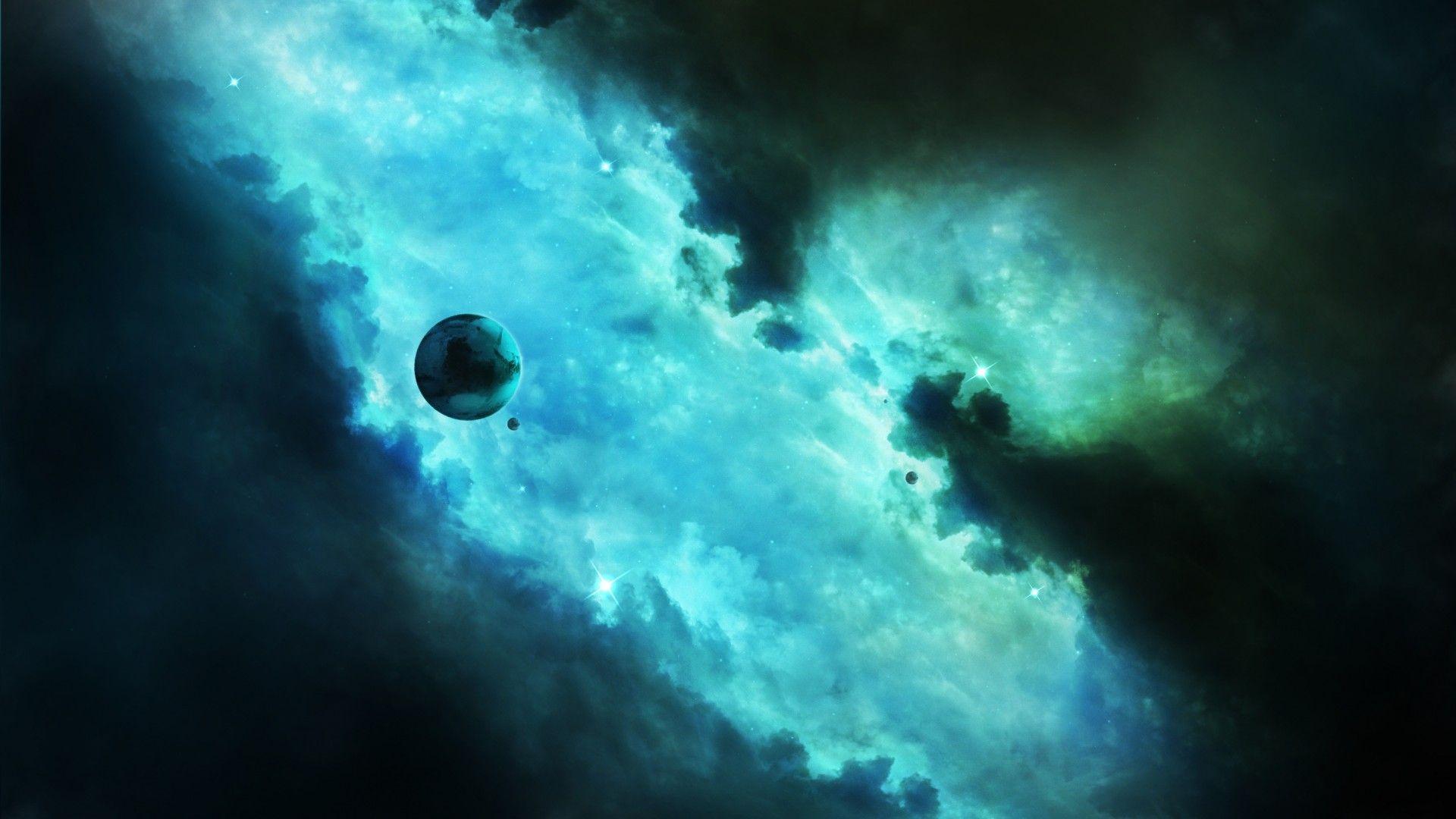 1920x1080 Wallpaper Outer space, Galaxy, Planet, Alone, HD, Space