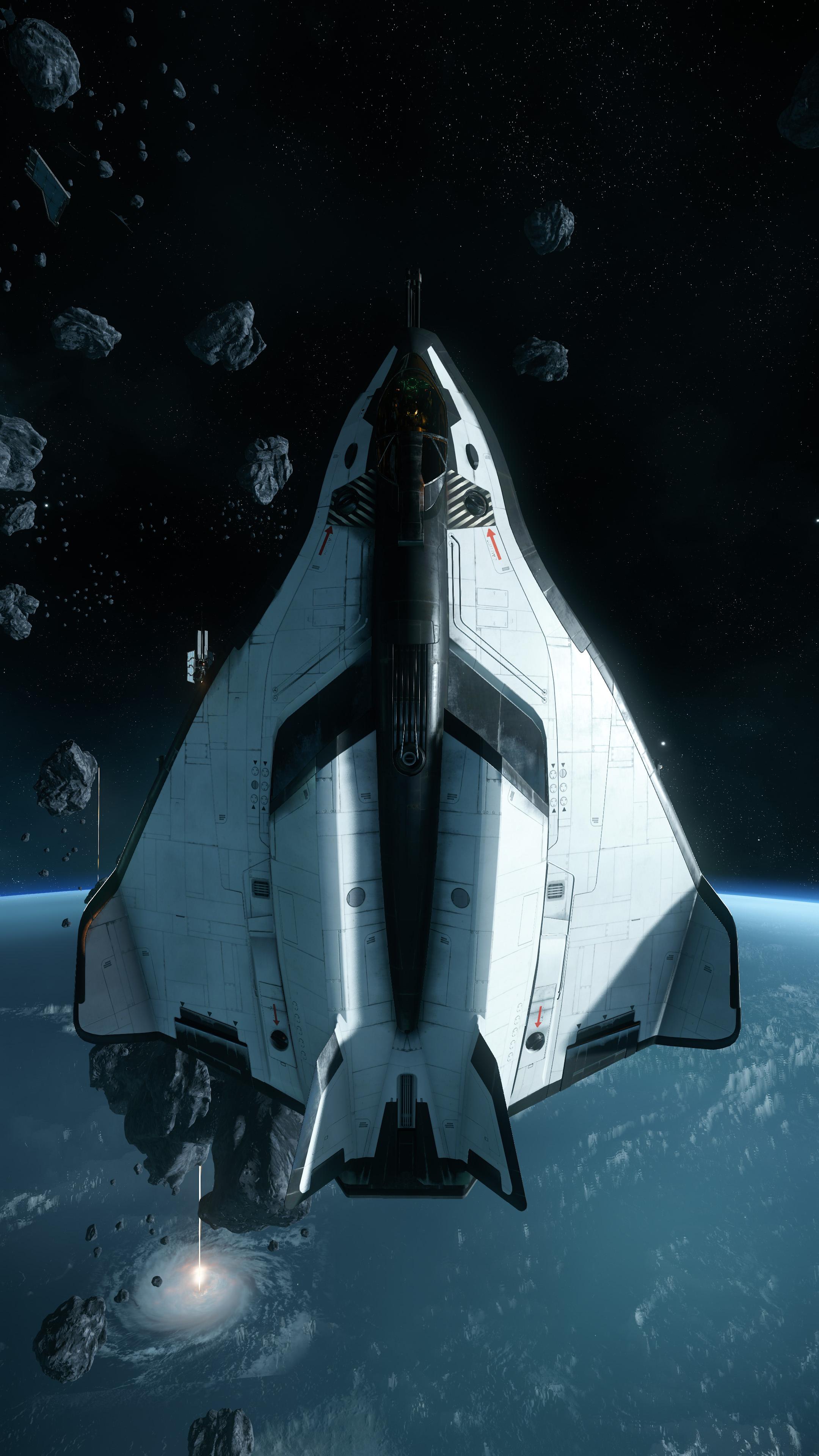 2160x3840 Mobile Phone ship wallpaper (if anyone's interested): starcitizen
