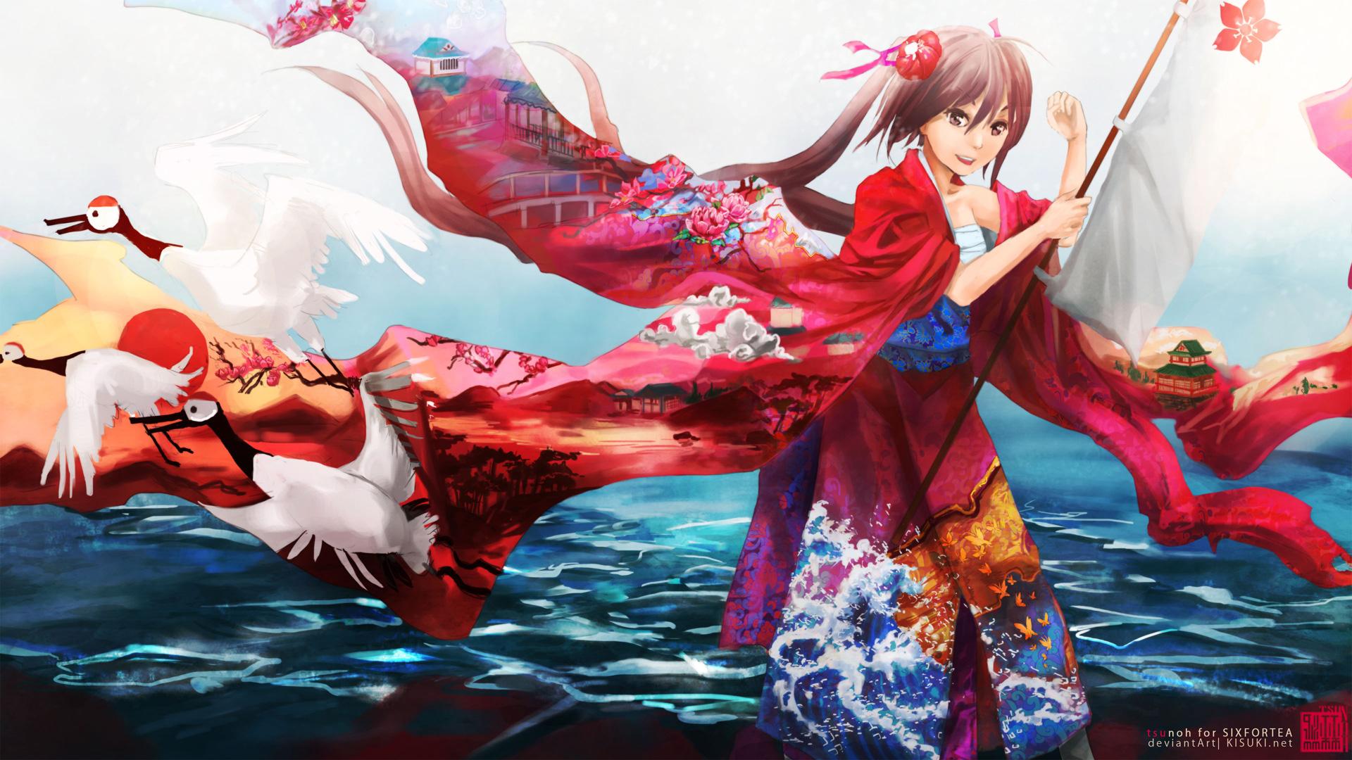 1920x1080 Cute Colorful Anime Wallpaper