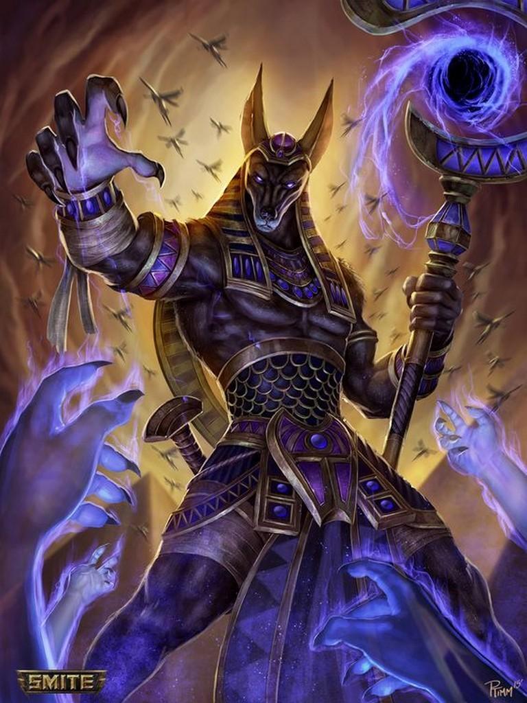 768x1024 Anubis Wallpaper for Android