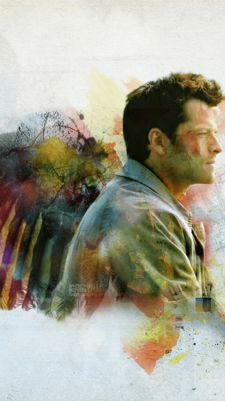 719x1280 iPhone Wallpaper • #castiel #supernatural #angel. Supernatural imagines, Supernatural fandom, Supernatural fans