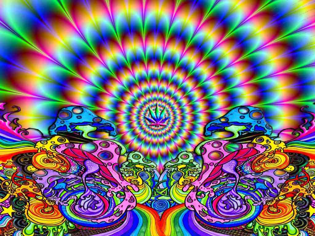 1024x768 Trippy Background HD Free Download (Psychedelic Image, Wallpaper)